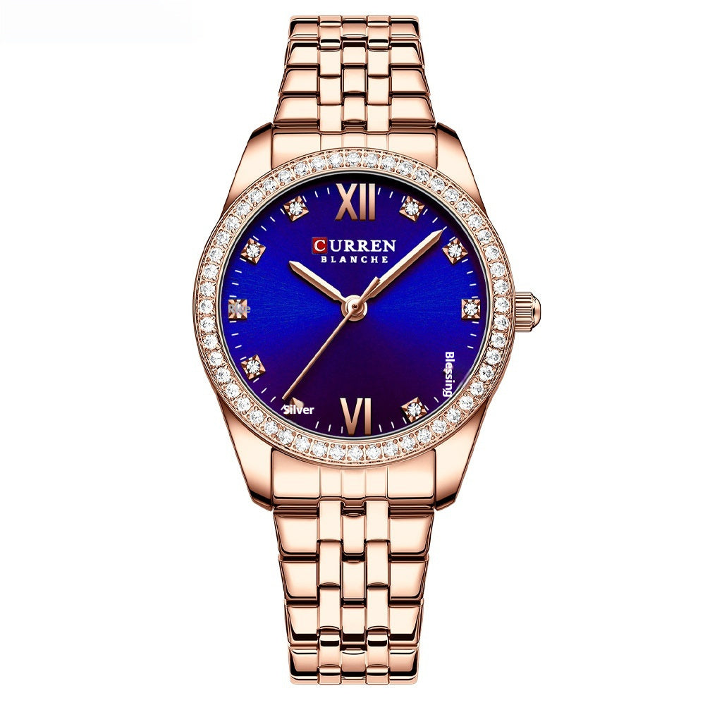 Women's Roman Numeral Waterproof Simple Watch