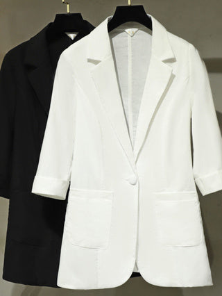 Short Blazer Coat Women'S Leisure Korean Slim Thin Sunscreen Clothes Women
