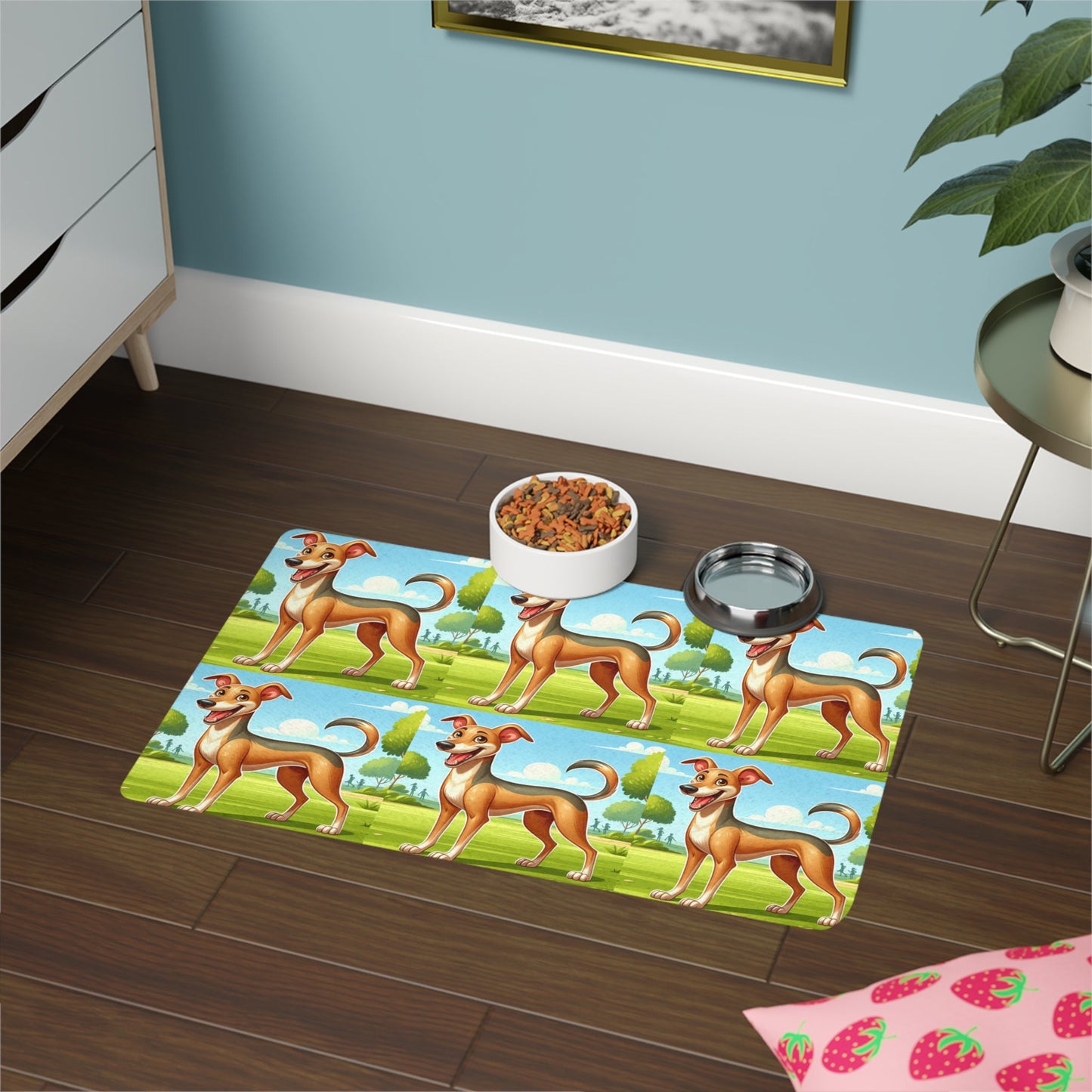 Tapis antidérapant pour animaux de compagnie – Tapis d'alimentation étanche pour chiens