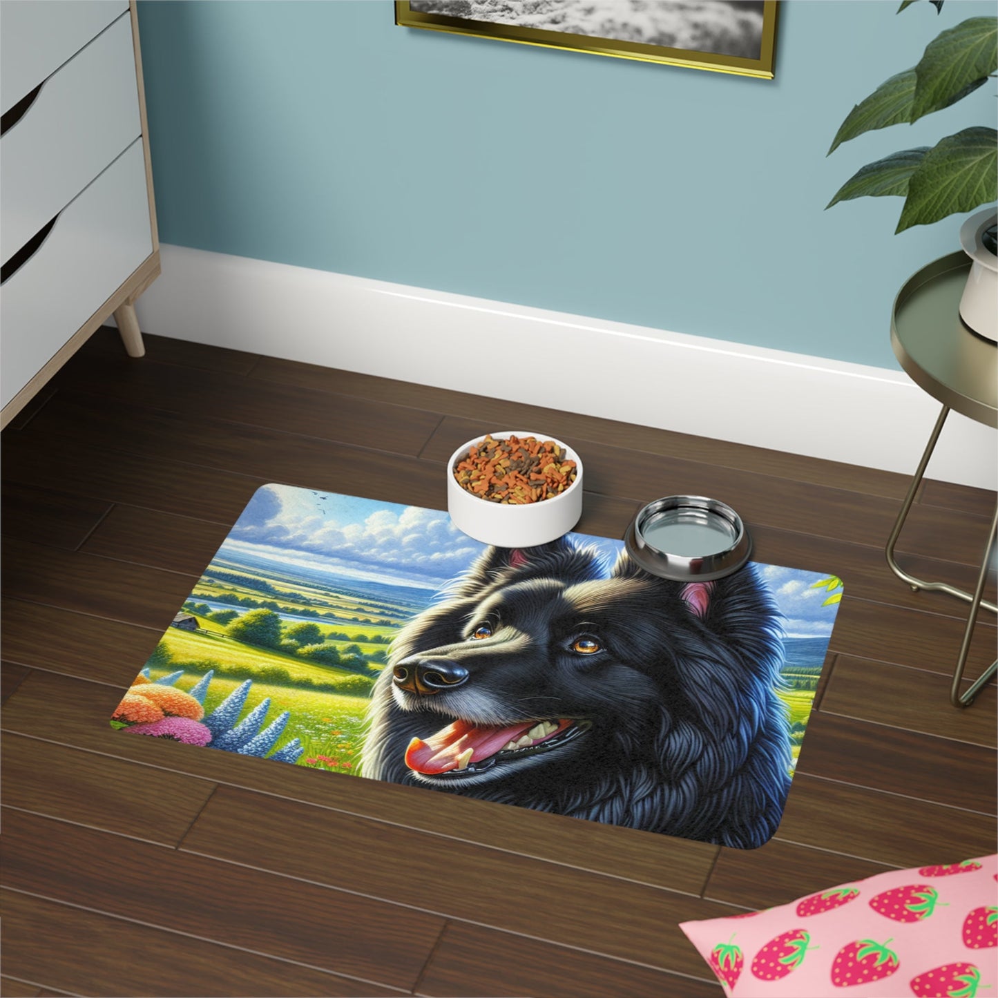 Non-Slip Pet Food Mat – Waterproof Feeding Mat for Dogs