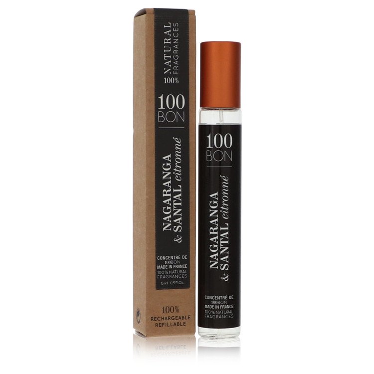 100 Bon Nagaranga & Santal Citronné by 100 Bon Mini Concentré de Parfum (Unisexe Rechargeable) 15 ml pour Homme