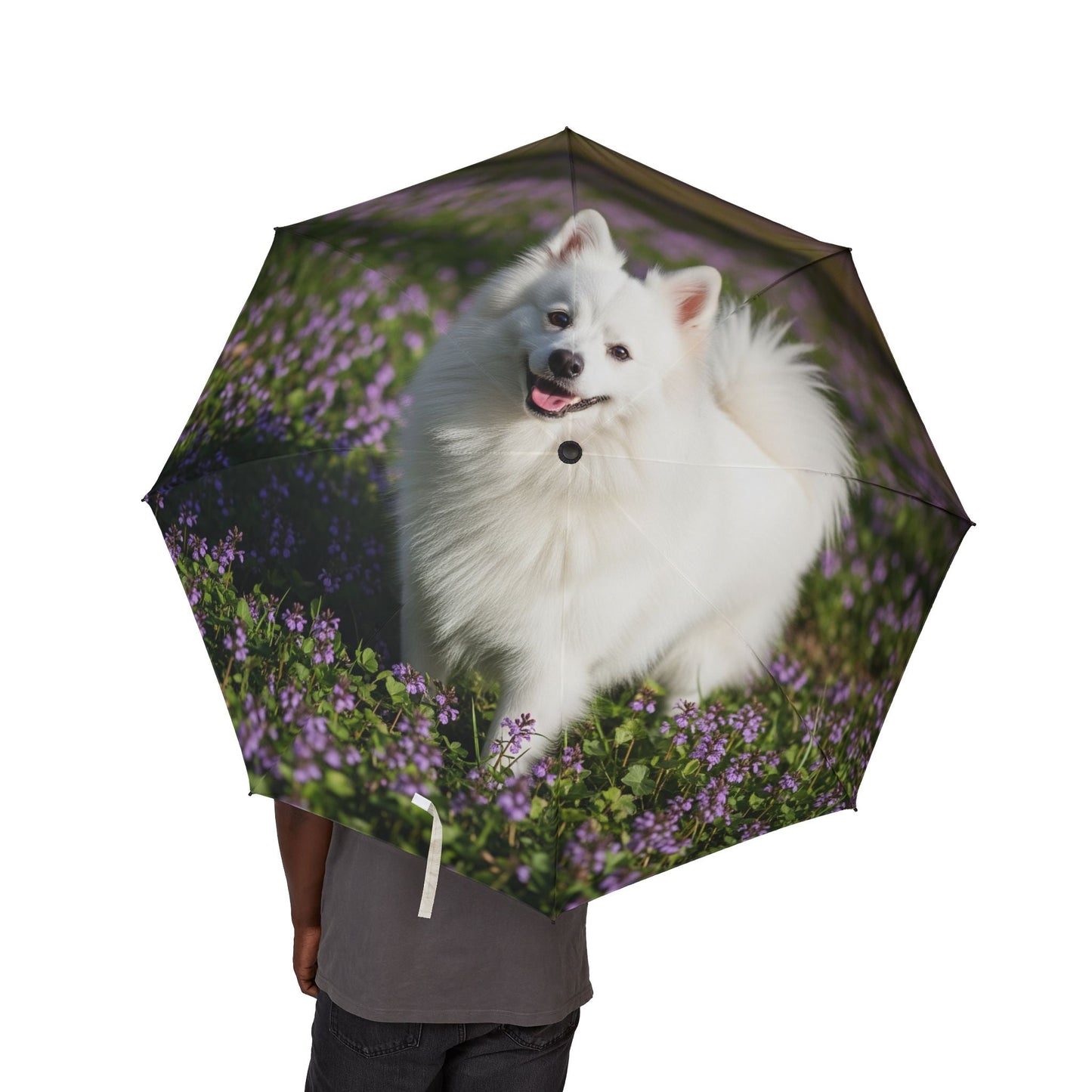 48" Semi-Automatic Umbrella – Windproof Large Travel Rain Umbrella
