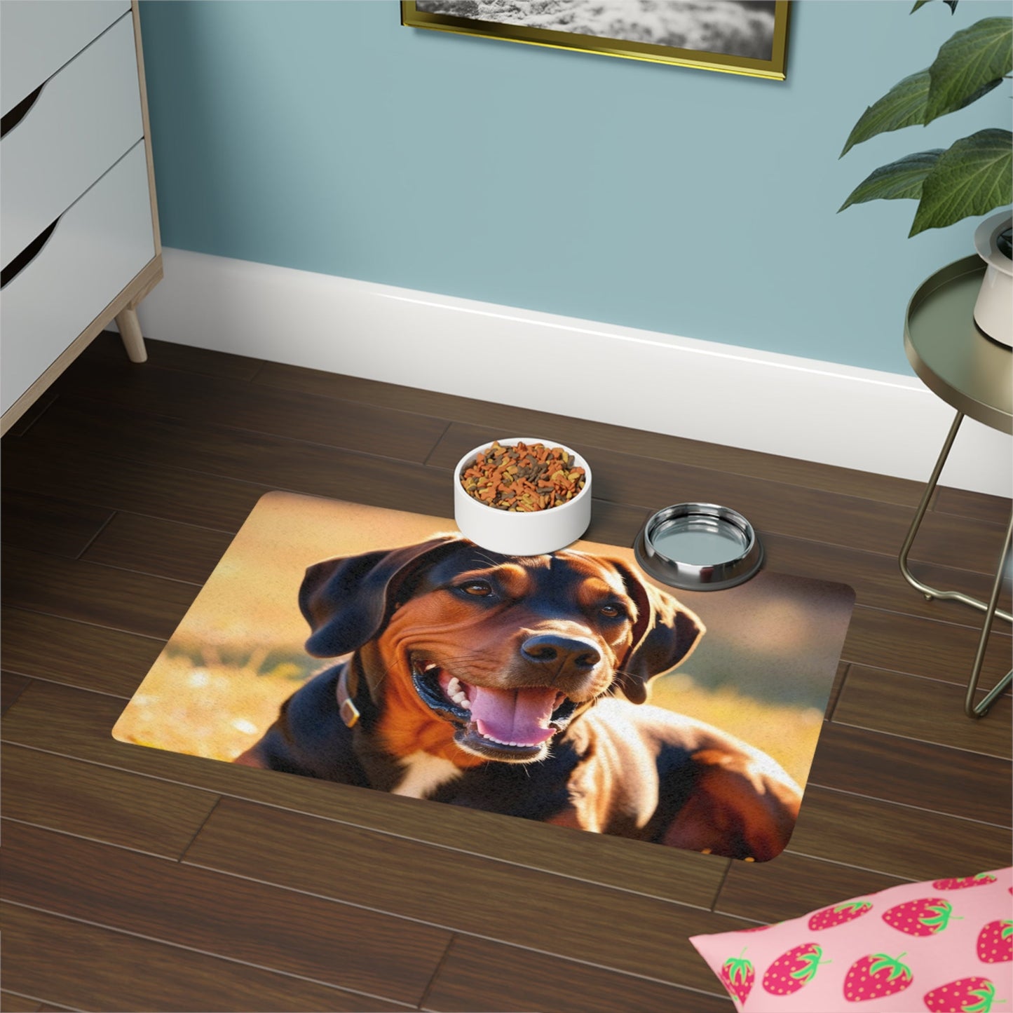 Non-Slip Pet Food Mat – Waterproof Feeding Mat for Dogs