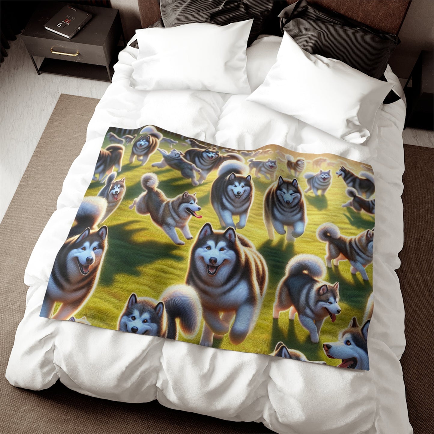 Couverture polaire – Jeté en polaire peluche, 2 options de tailles