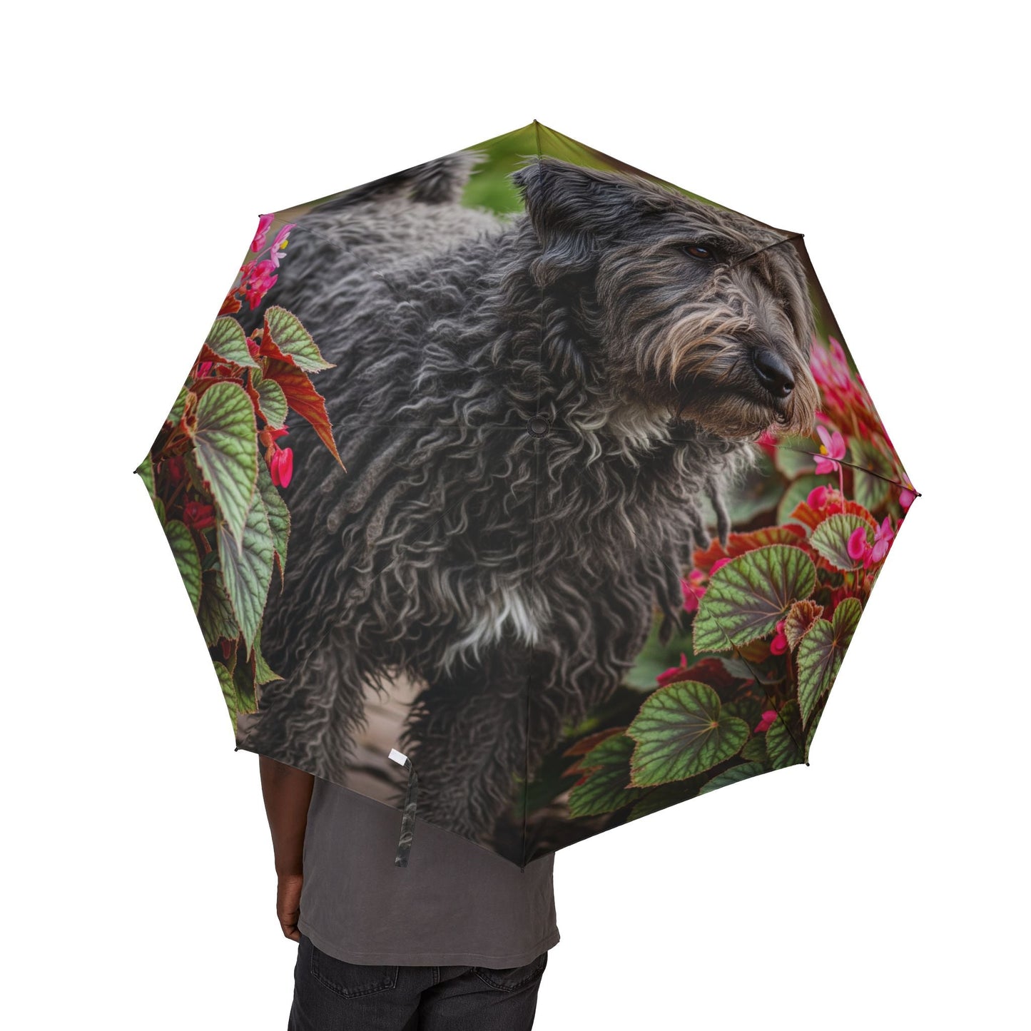 48" Semi-Automatic Umbrella – Windproof Large Travel Rain Umbrella