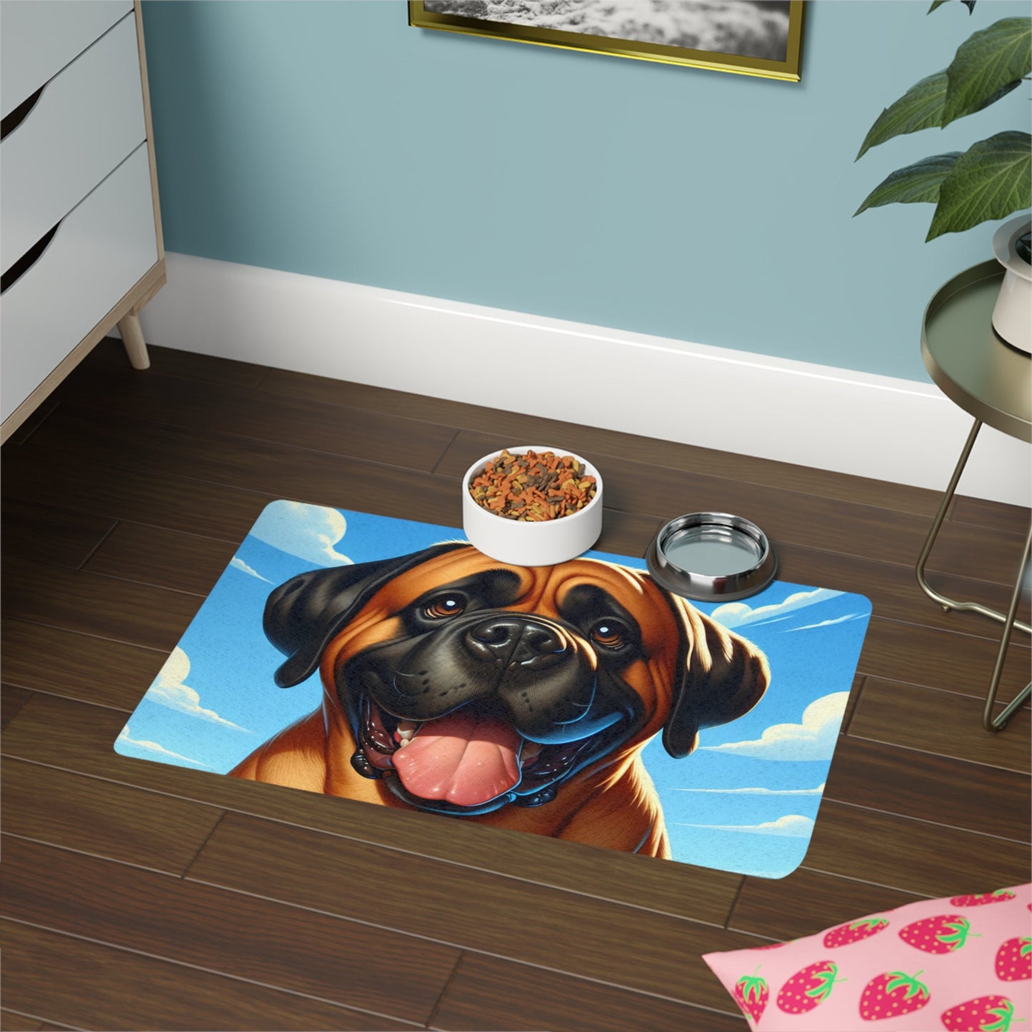 Tapis antidérapant pour animaux de compagnie – Tapis d'alimentation étanche pour chiens