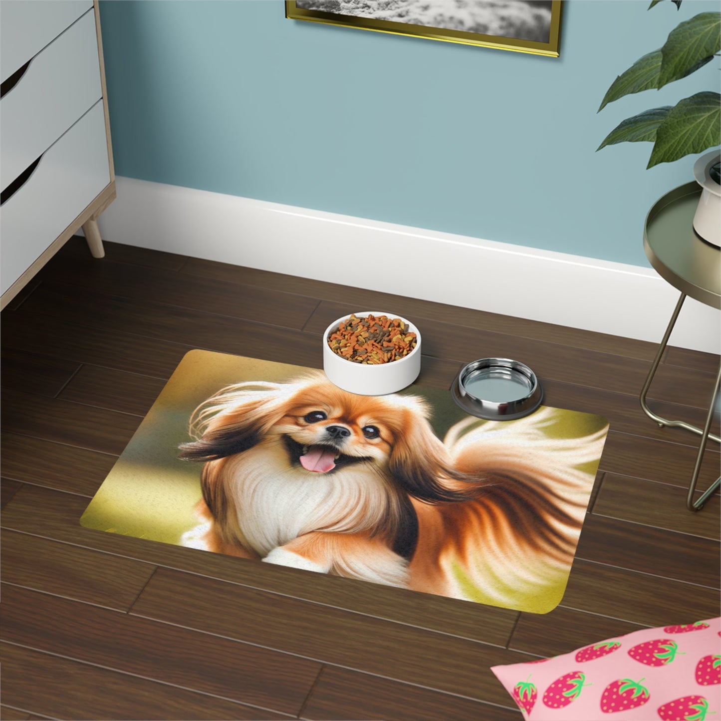 Tapis antidérapant pour animaux de compagnie – Tapis d'alimentation étanche pour chiens