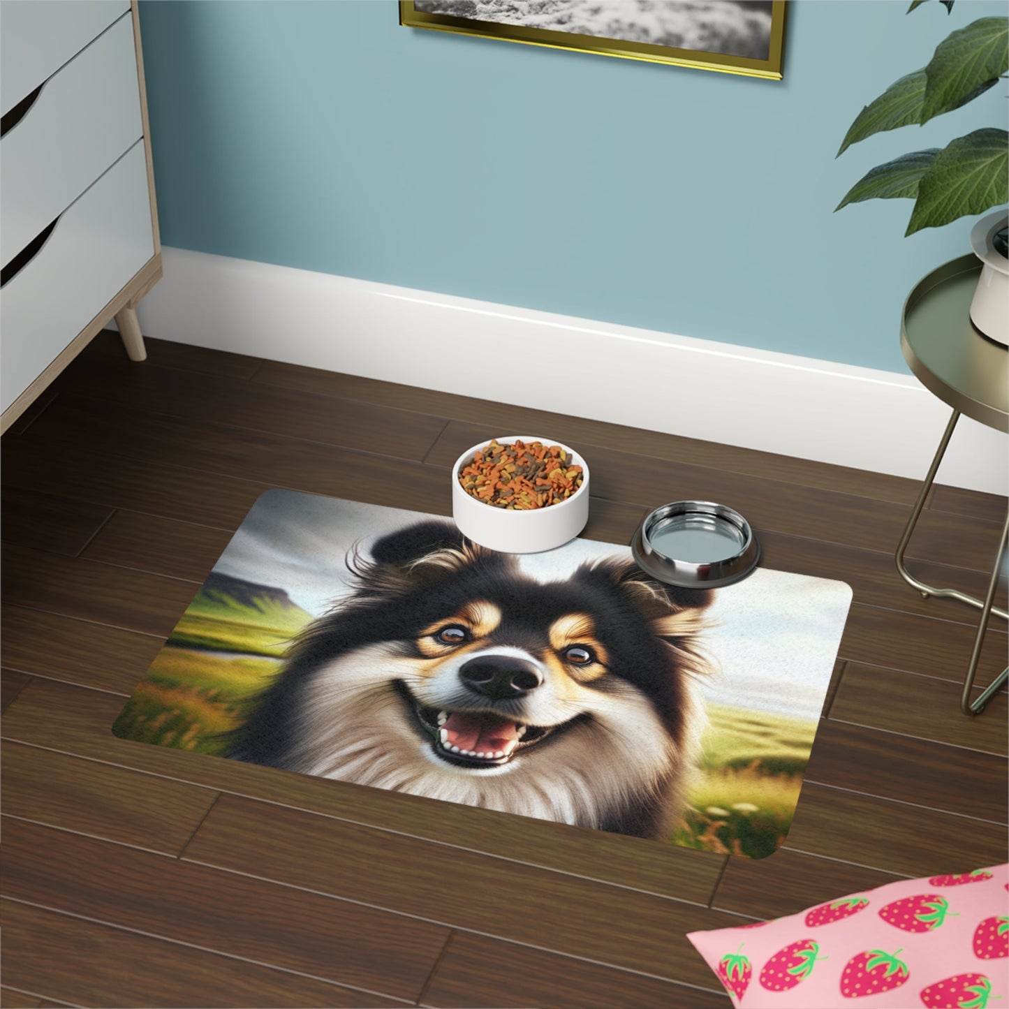 Tapis antidérapant pour animaux de compagnie – Tapis d'alimentation étanche pour chiens