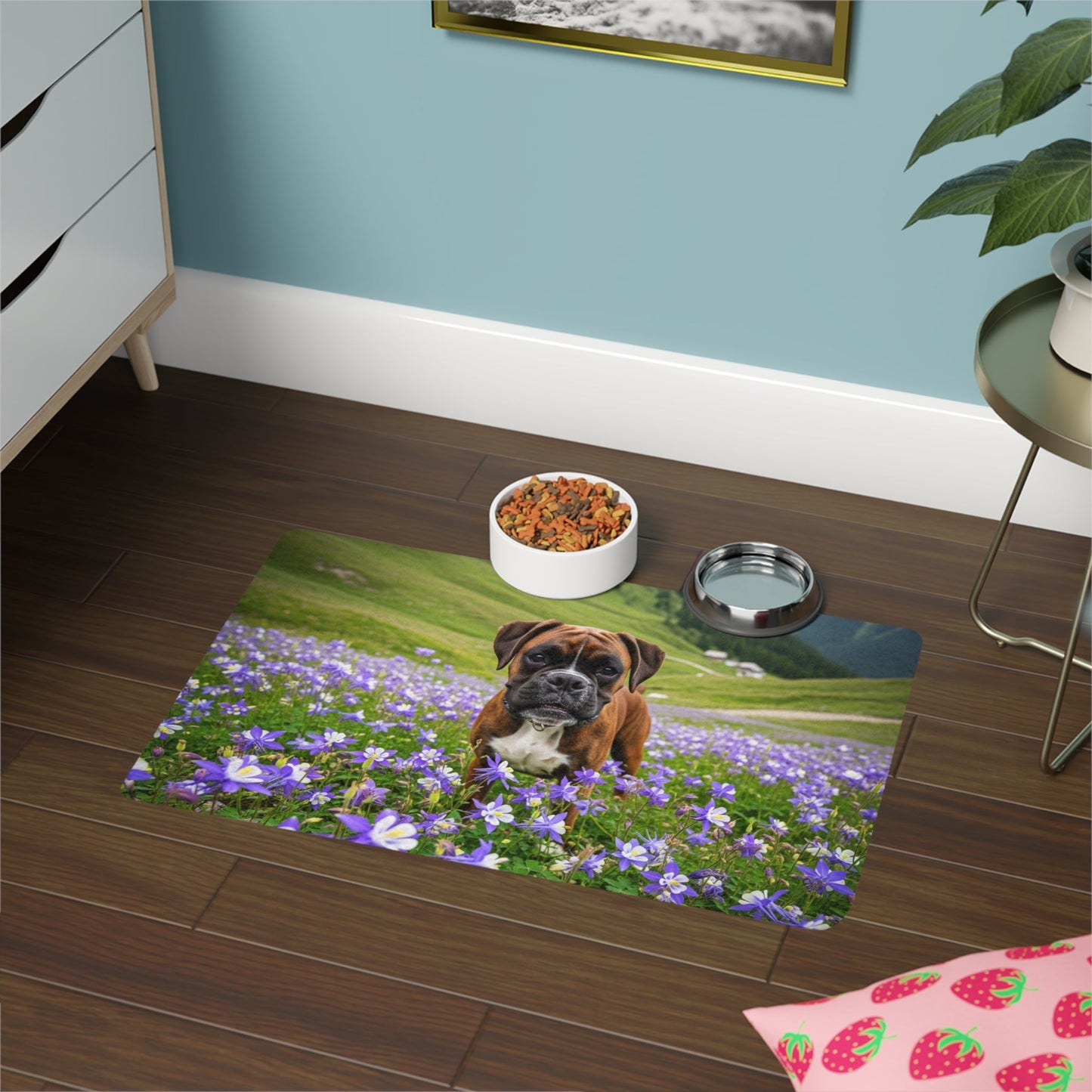 Non-Slip Pet Food Mat – Waterproof Feeding Mat for Dogs