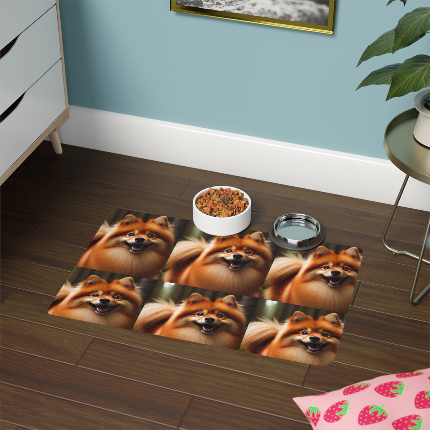 Tapis antidérapant pour animaux de compagnie – Tapis d'alimentation étanche pour chiens