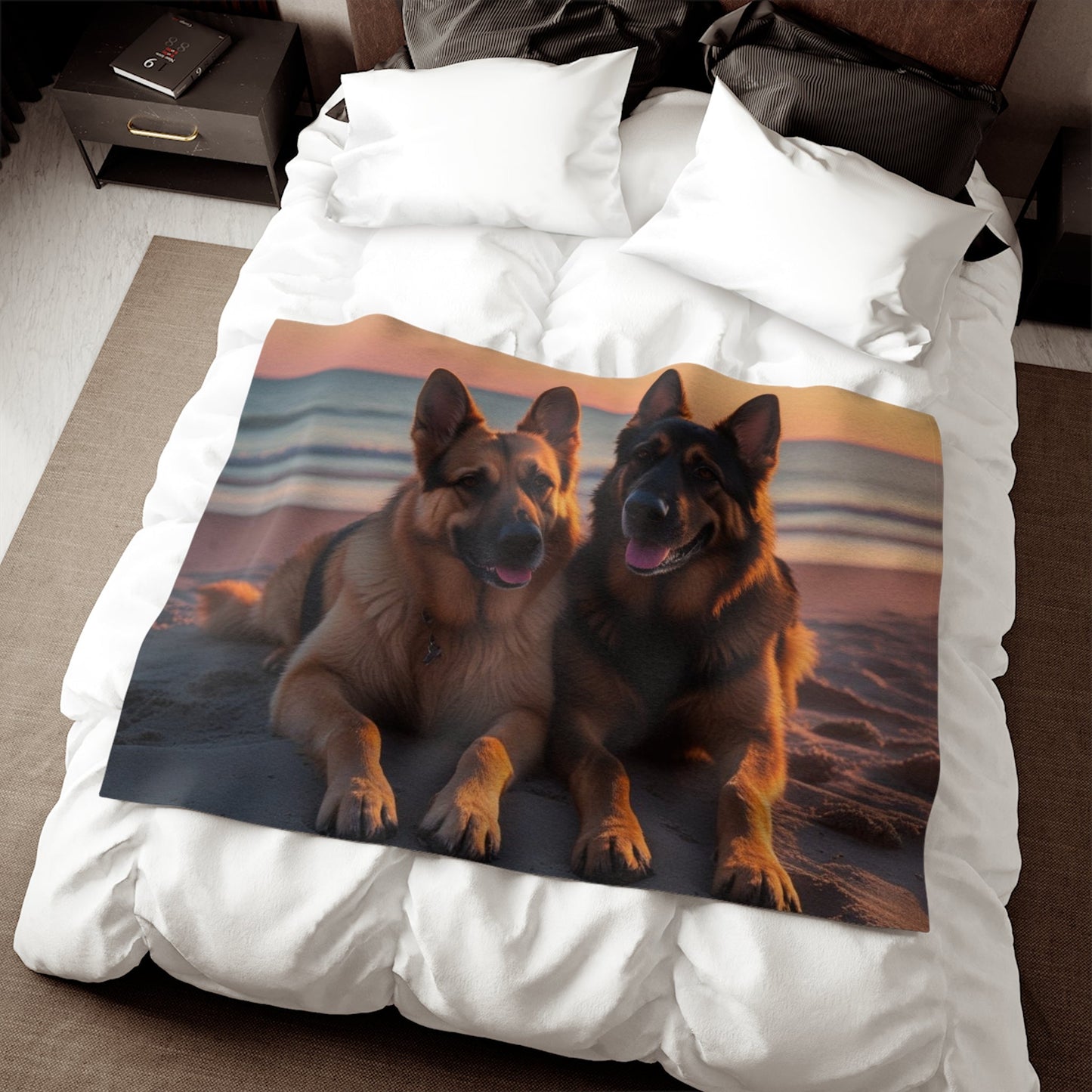 Sweatshirt Blanket – Plush Fleece Throw, 2 Size Options