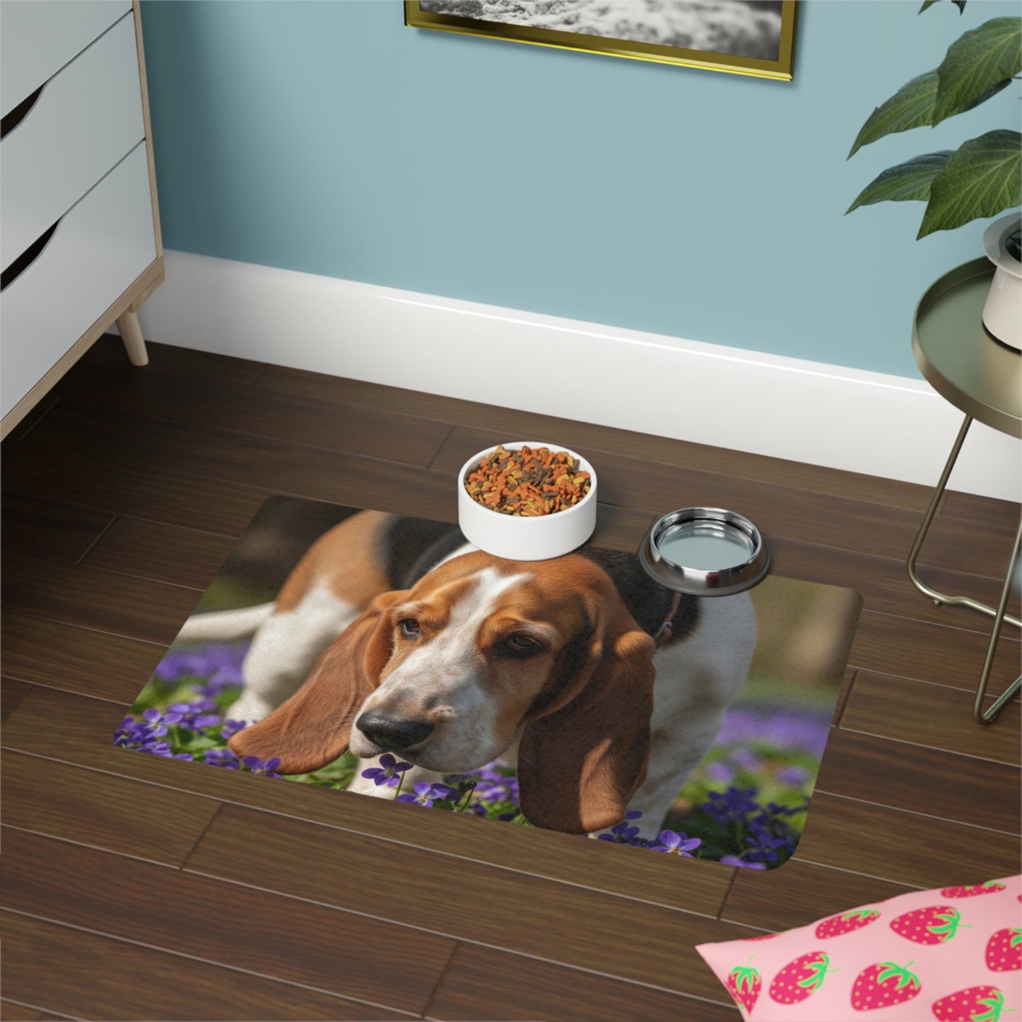 Tapis antidérapant pour animaux de compagnie – Tapis d'alimentation étanche pour chiens