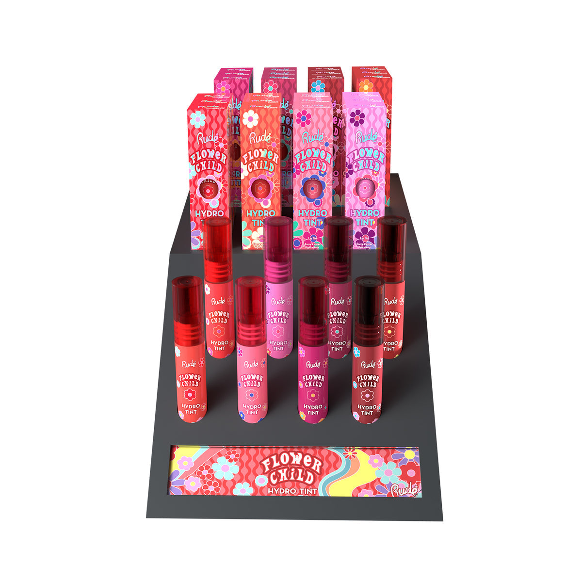 RUDE Flower Child Hydro Tint Display Set, 64 St.