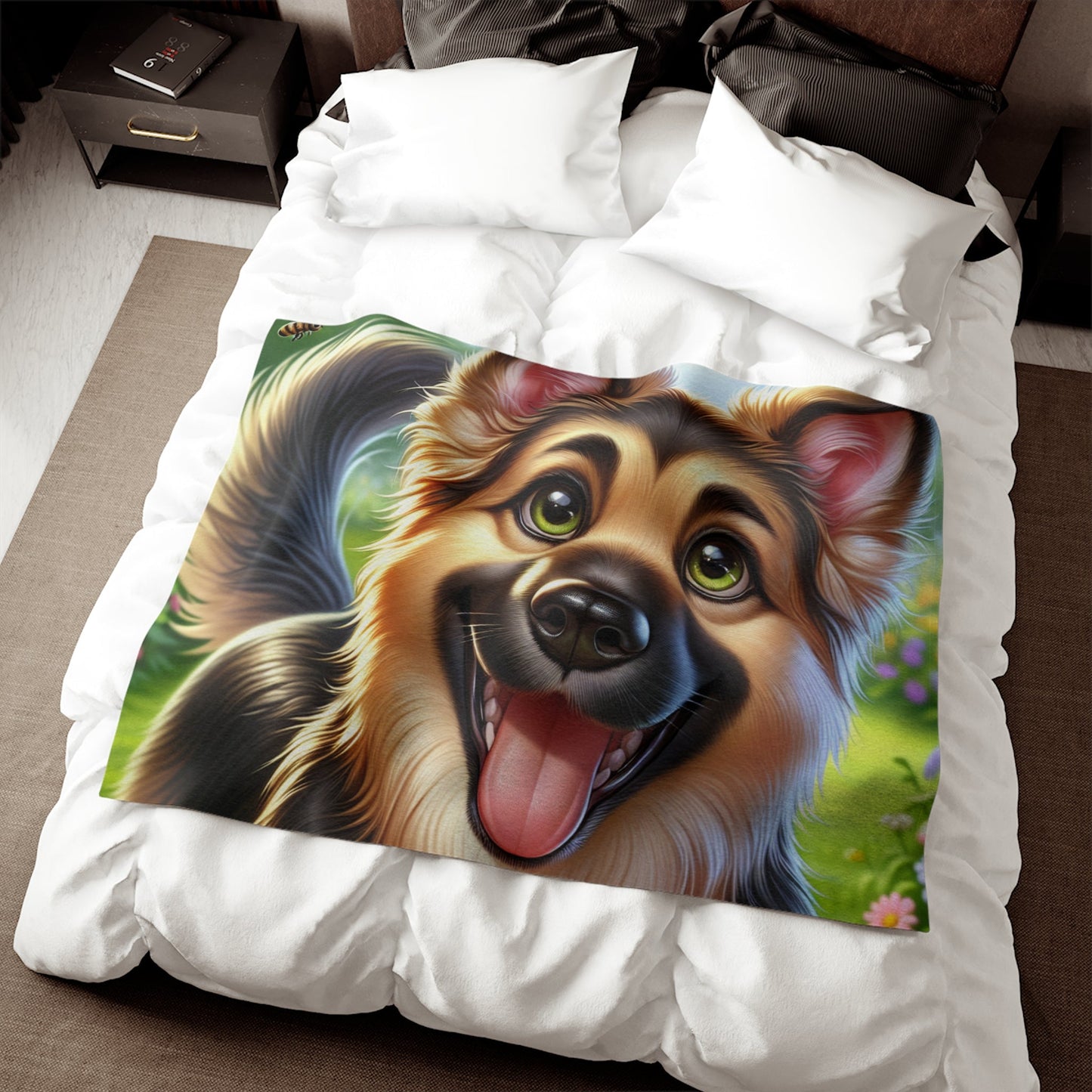 Sweatshirt Blanket – Plush Fleece Throw, 2 Size Options