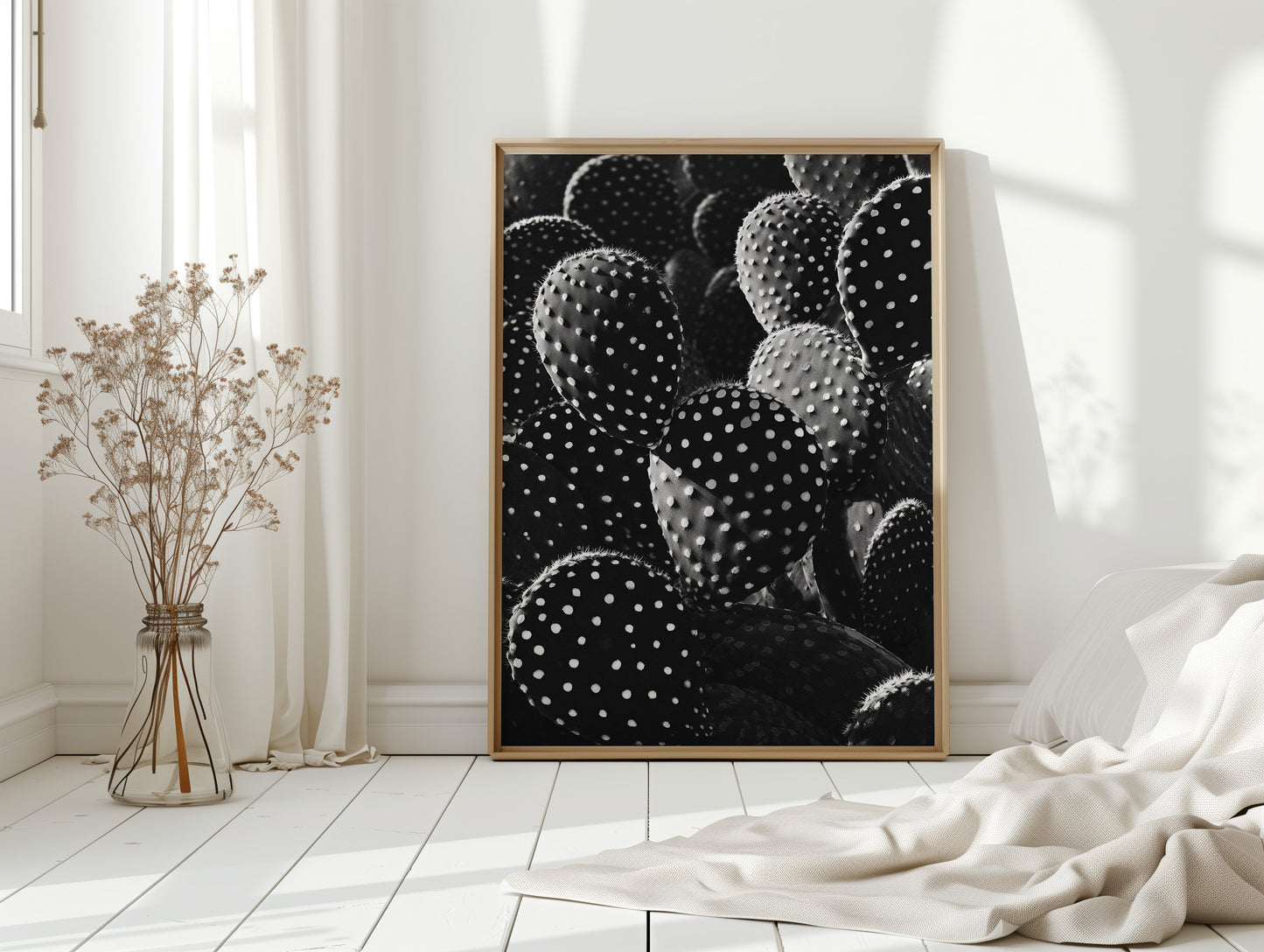 Wüstengeometrie in Monochrom