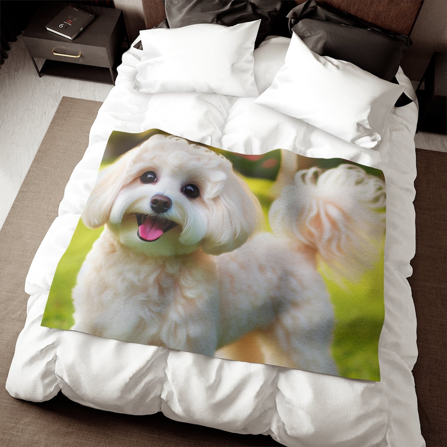 Sweatshirt Blanket – Plush Fleece Throw, 2 Size Options