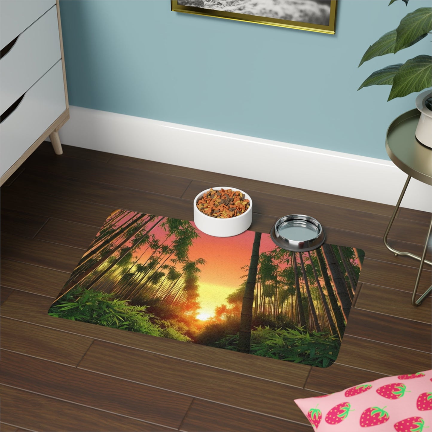 Non-Slip Pet Food Mat – Waterproof Feeding Mat for Dogs