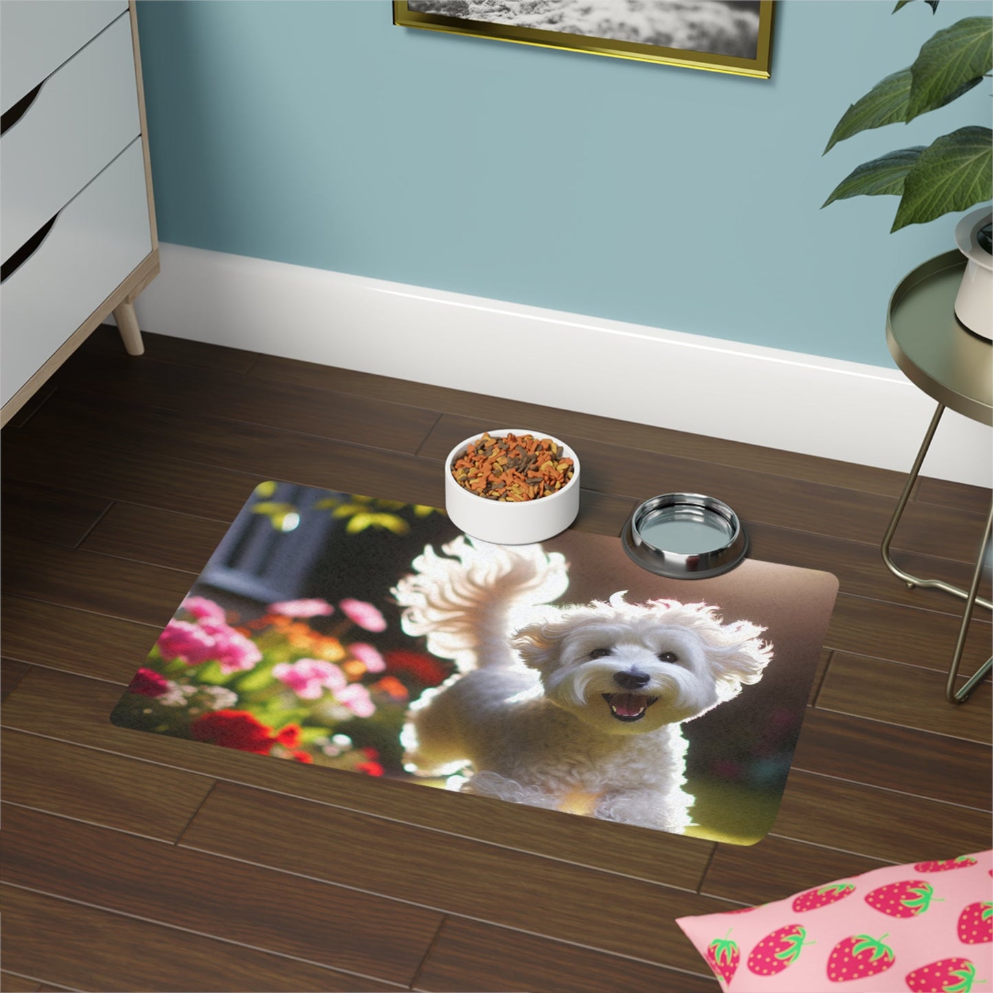 Non-Slip Pet Food Mat – Waterproof Feeding Mat for Dogs