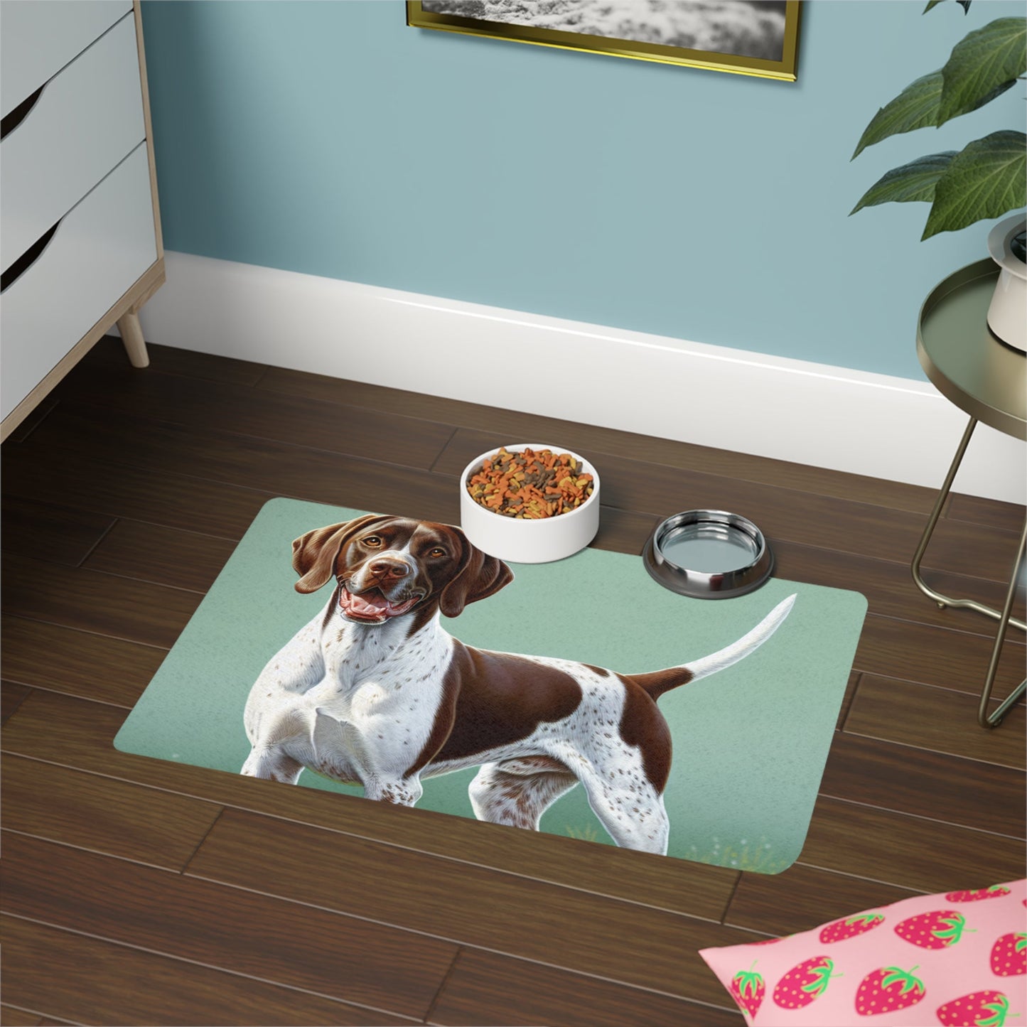 Tapis antidérapant pour animaux de compagnie – Tapis d'alimentation étanche pour chiens