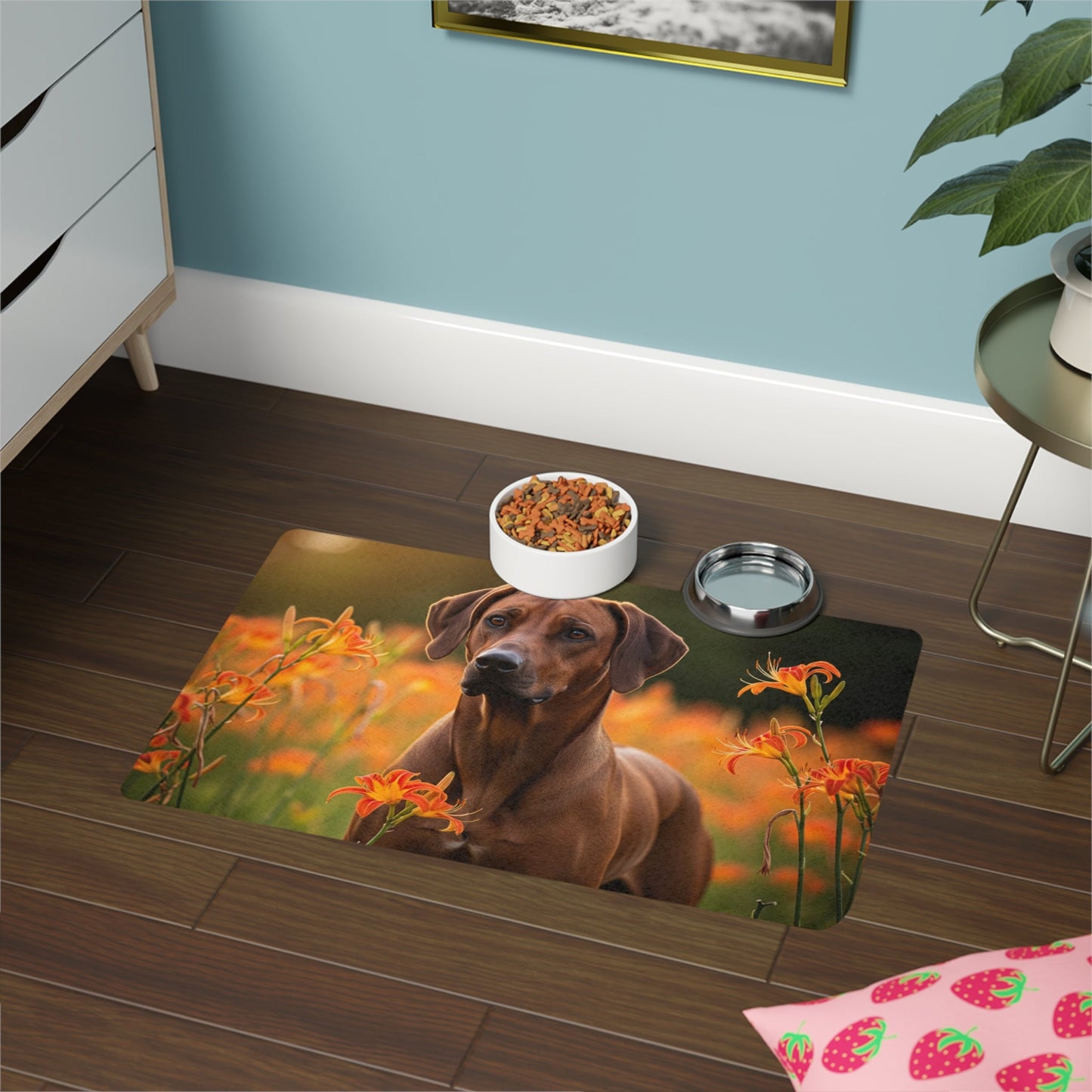 Non-Slip Pet Food Mat – Waterproof Feeding Mat for Dogs
