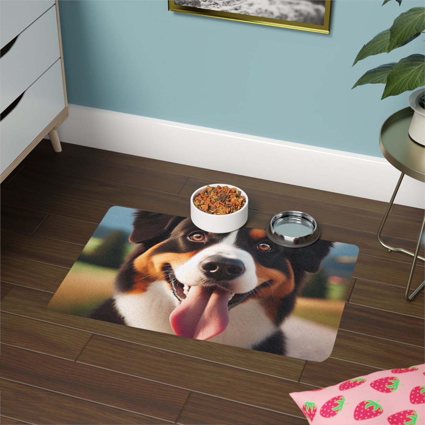 Tapis antidérapant pour animaux de compagnie – Tapis d'alimentation étanche pour chiens