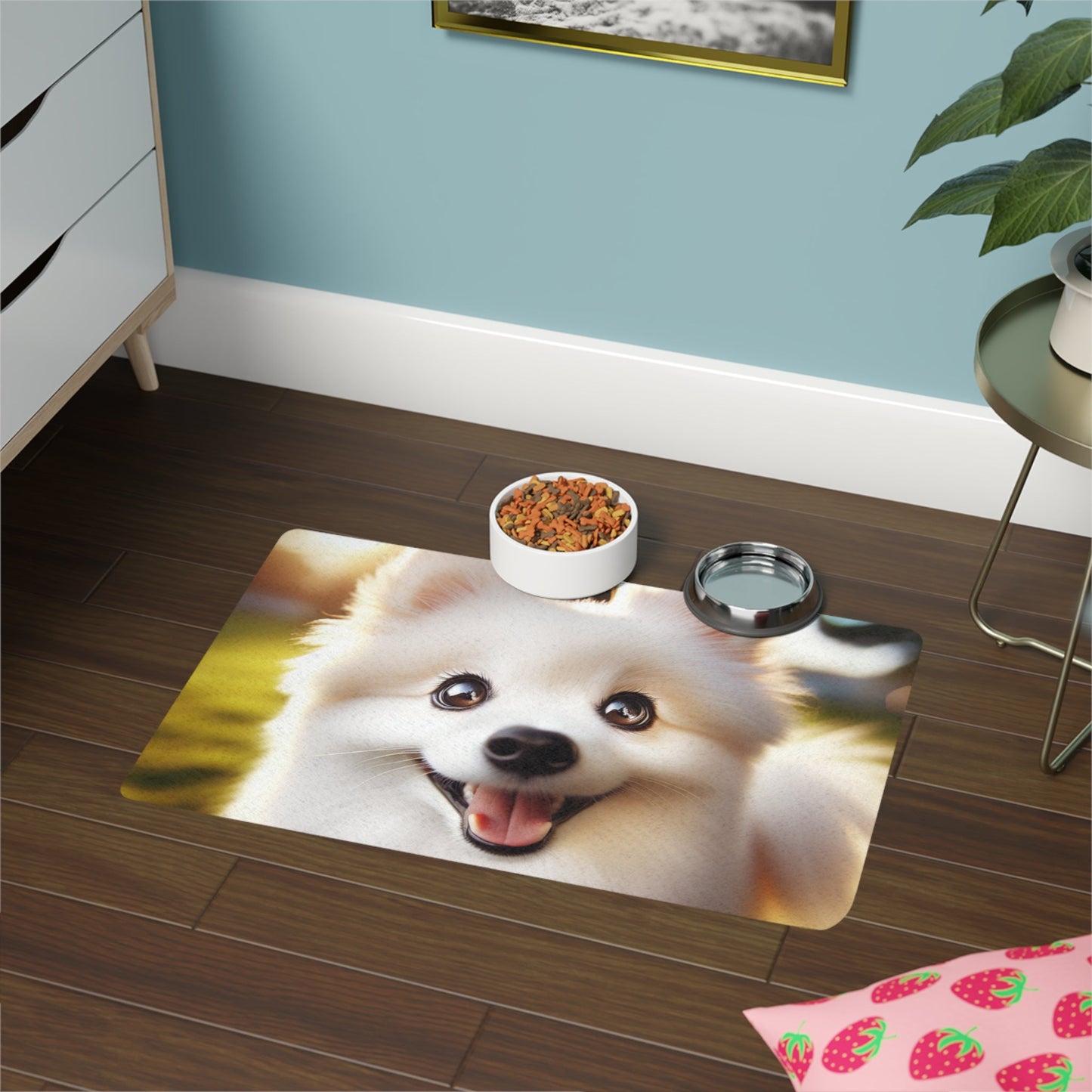 Tapis antidérapant pour animaux de compagnie – Tapis d'alimentation étanche pour chiens