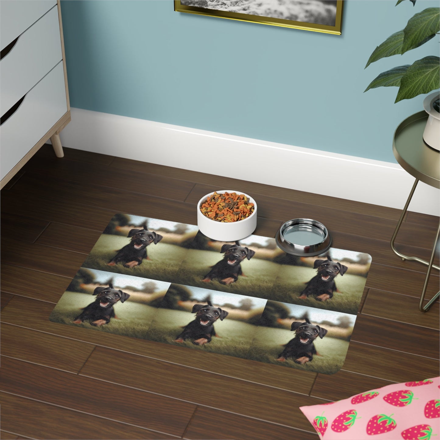 Tapis antidérapant pour animaux de compagnie – Tapis d'alimentation étanche pour chiens