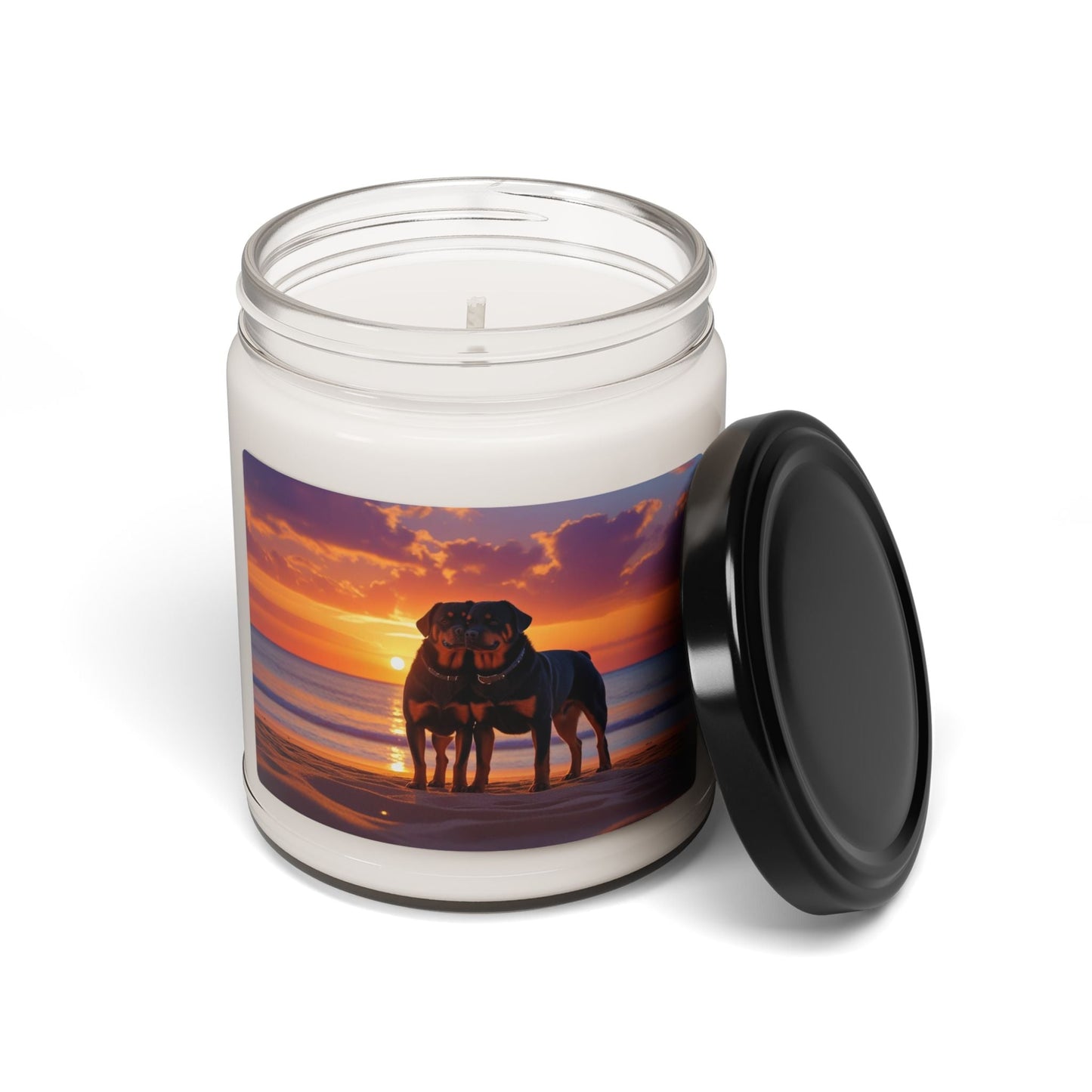Bougie parfumée en cire de soja – Pot en verre