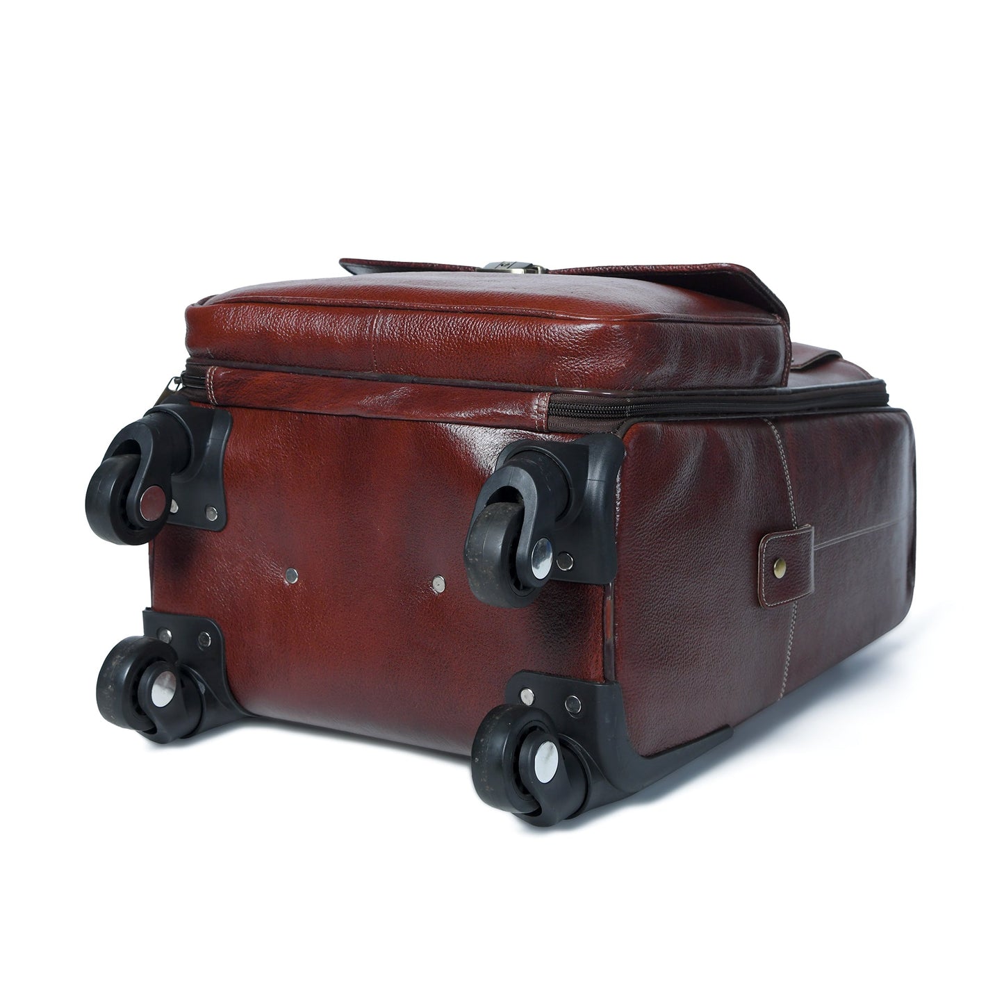 Leder-Handgepäck-Trolley