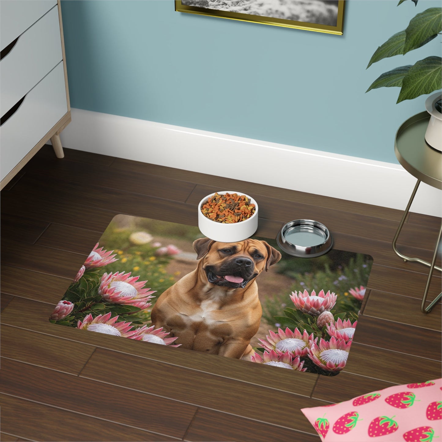 Tapis antidérapant pour animaux de compagnie – Tapis d'alimentation étanche pour chiens