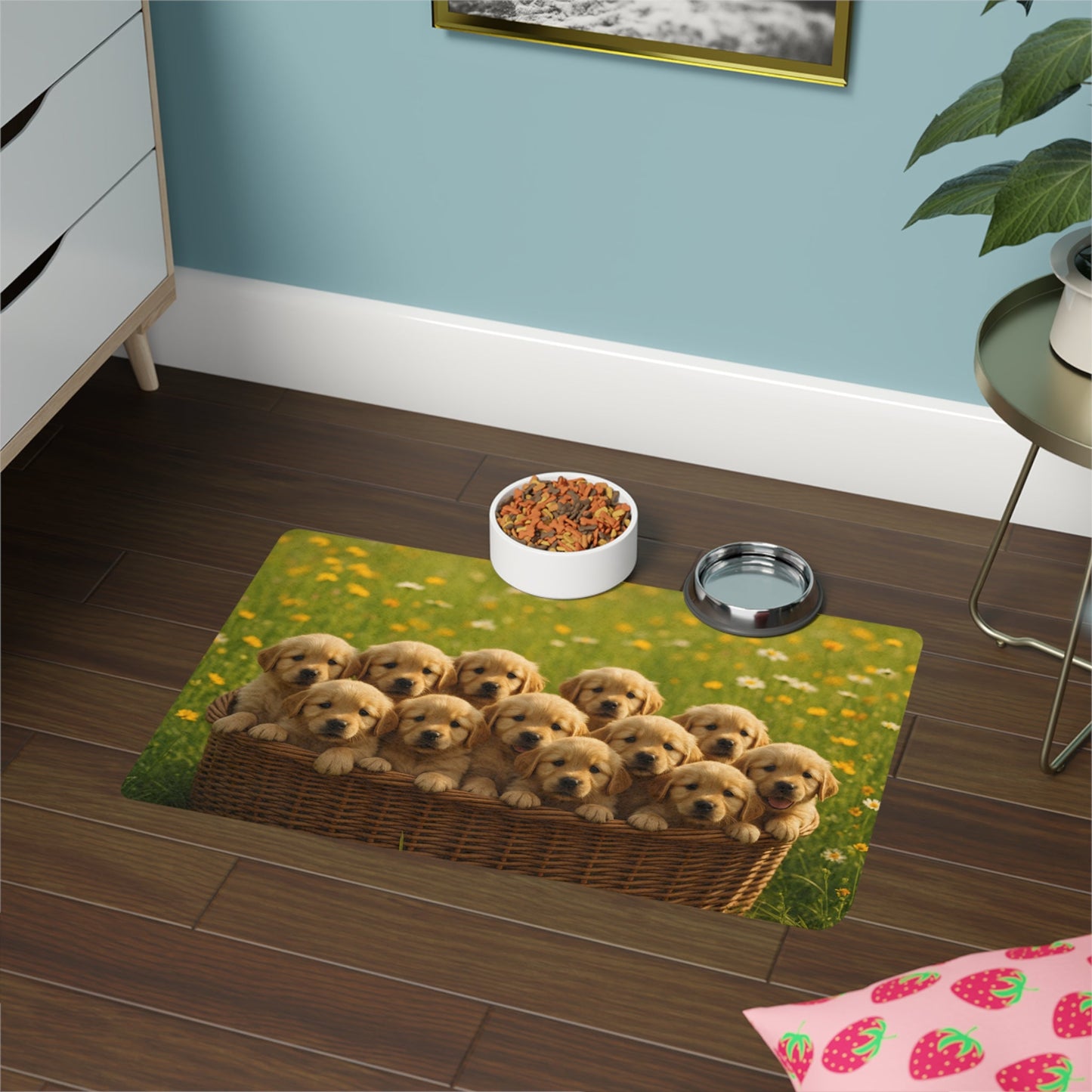 Non-Slip Pet Food Mat – Waterproof Feeding Mat for Dogs