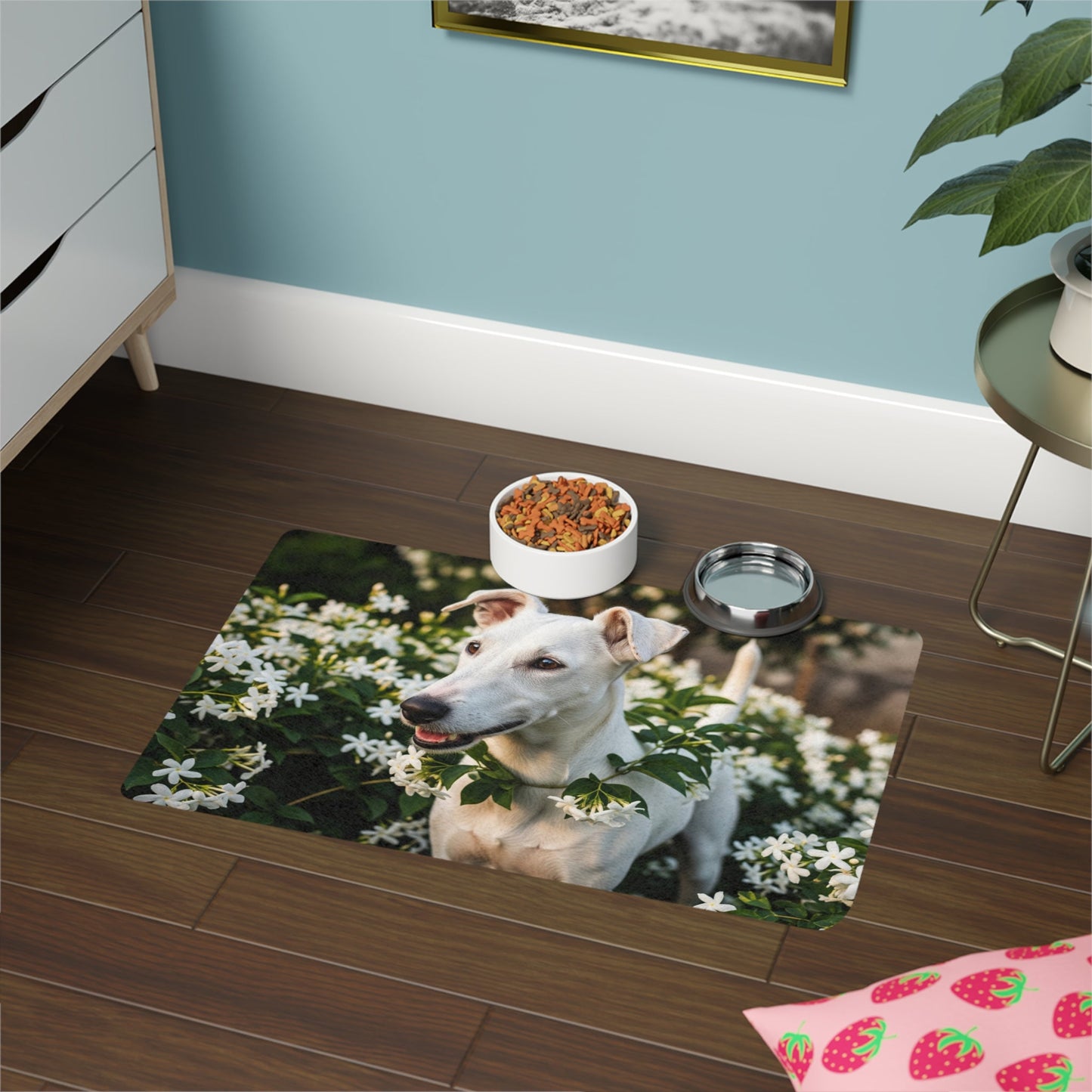 Tapis antidérapant pour animaux de compagnie – Tapis d'alimentation étanche pour chiens