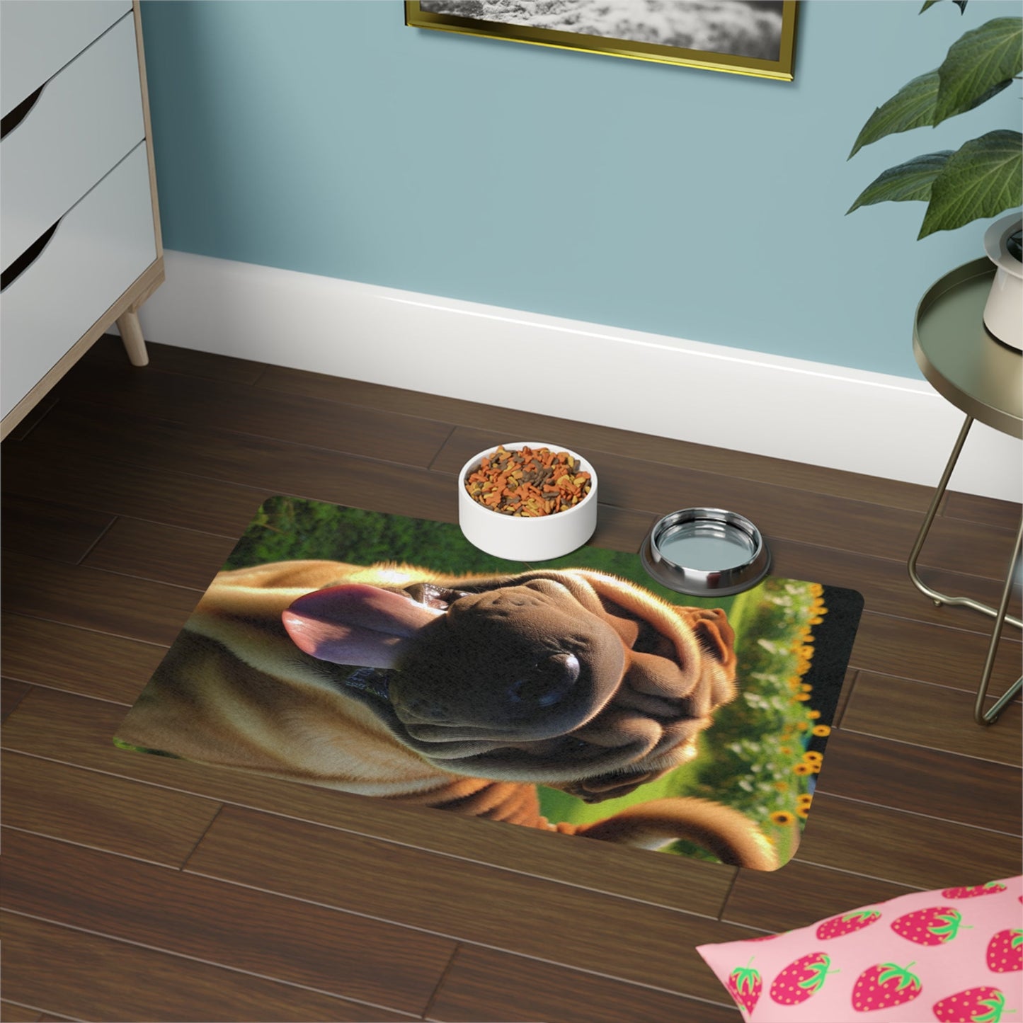 Non-Slip Pet Food Mat – Waterproof Feeding Mat for Dogs