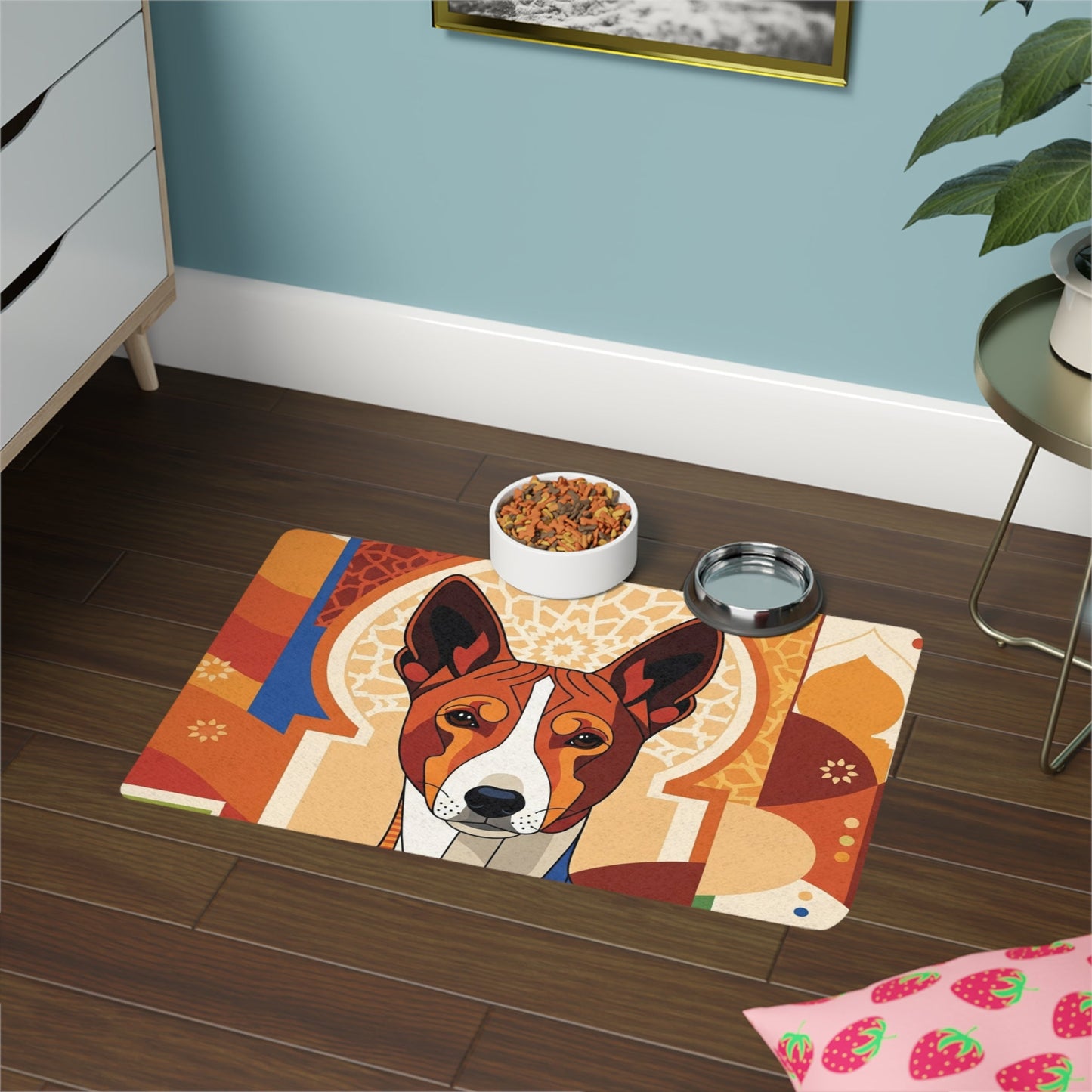 Tapis antidérapant pour animaux de compagnie – Tapis d'alimentation étanche pour chiens