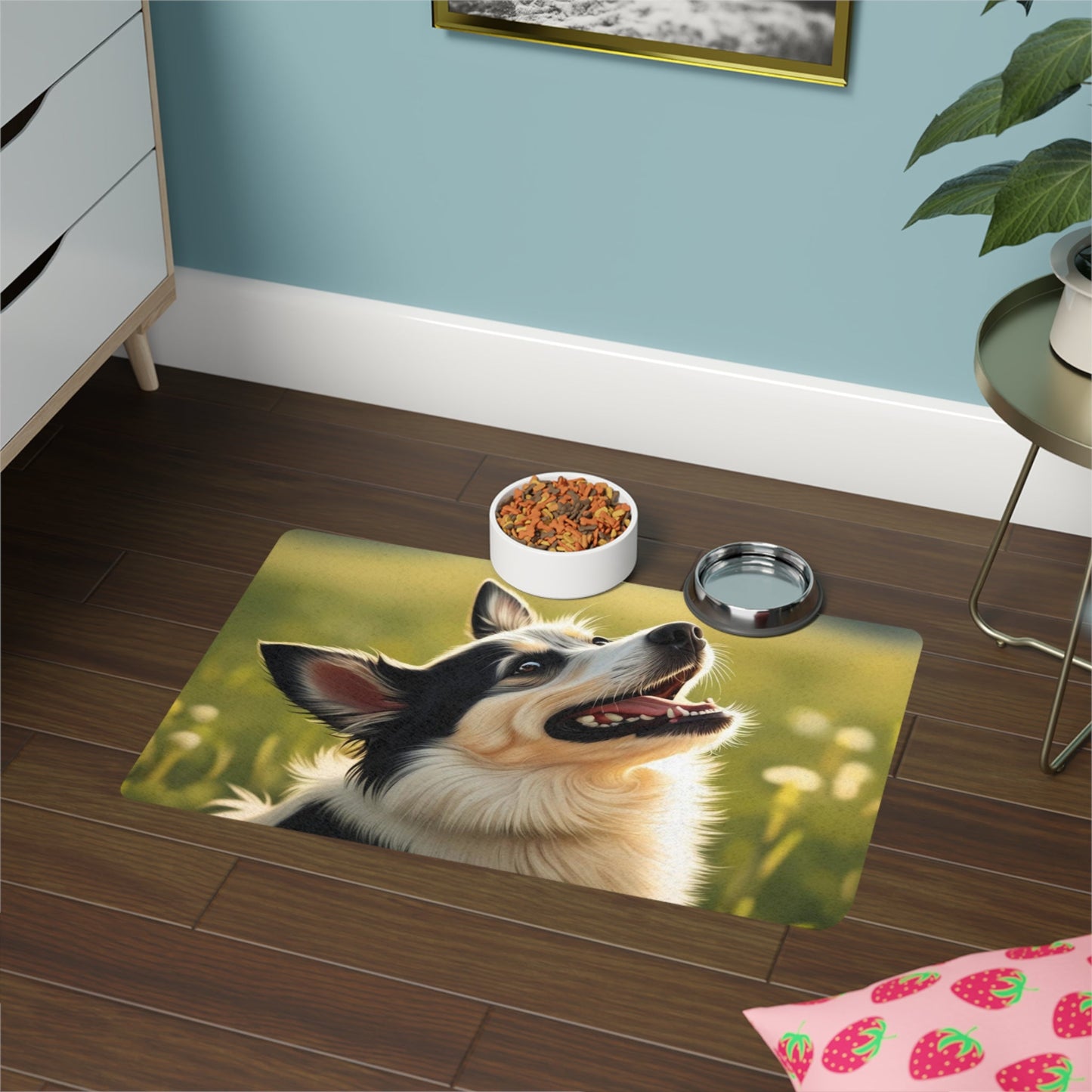Tapis antidérapant pour animaux de compagnie – Tapis d'alimentation étanche pour chiens