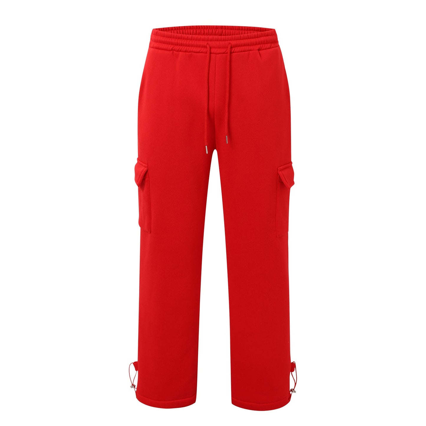 Ankle-Tightening Loose Sweatpants With Multiple Pockets And Drawstrings