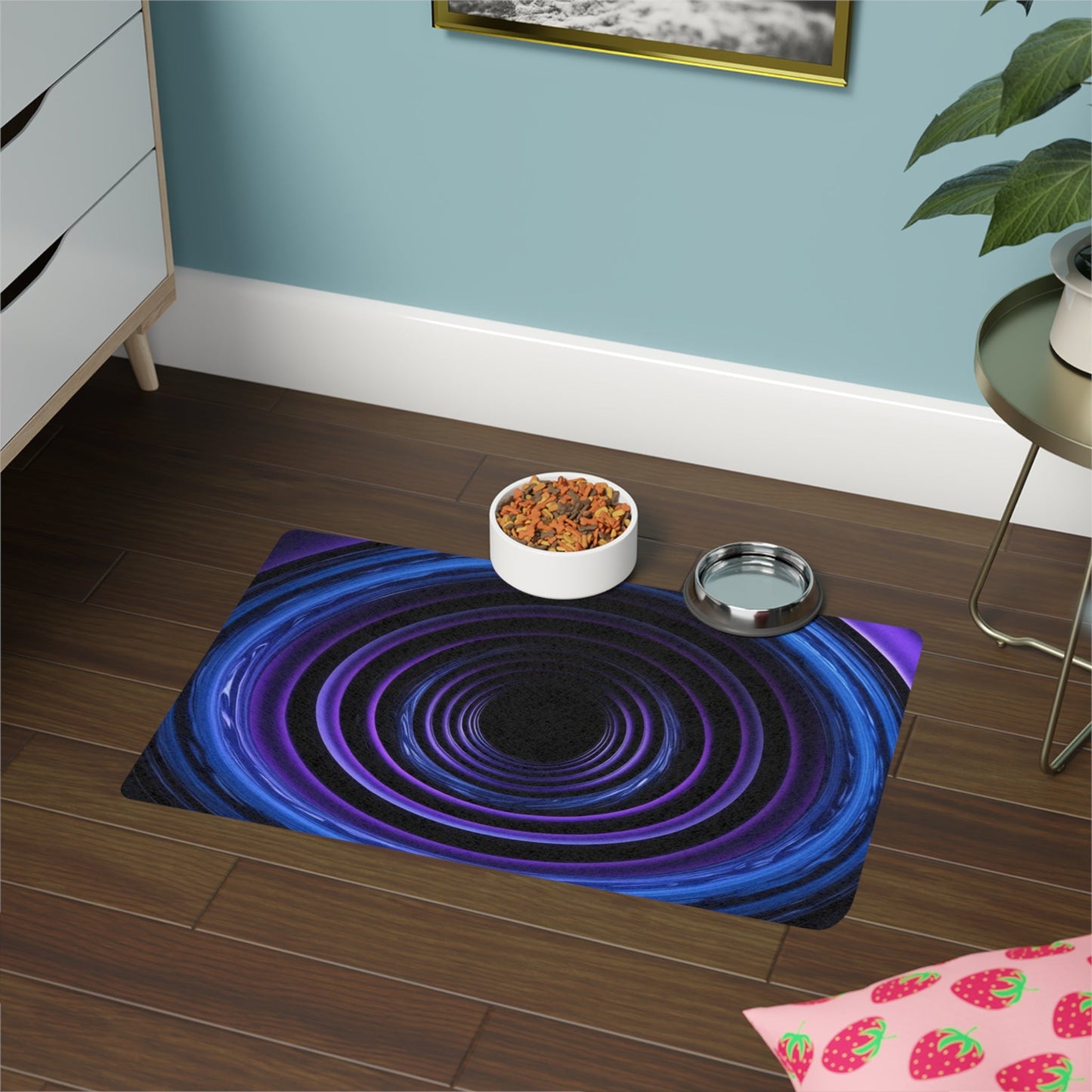 Tapis antidérapant pour animaux de compagnie – Tapis d'alimentation étanche pour chiens