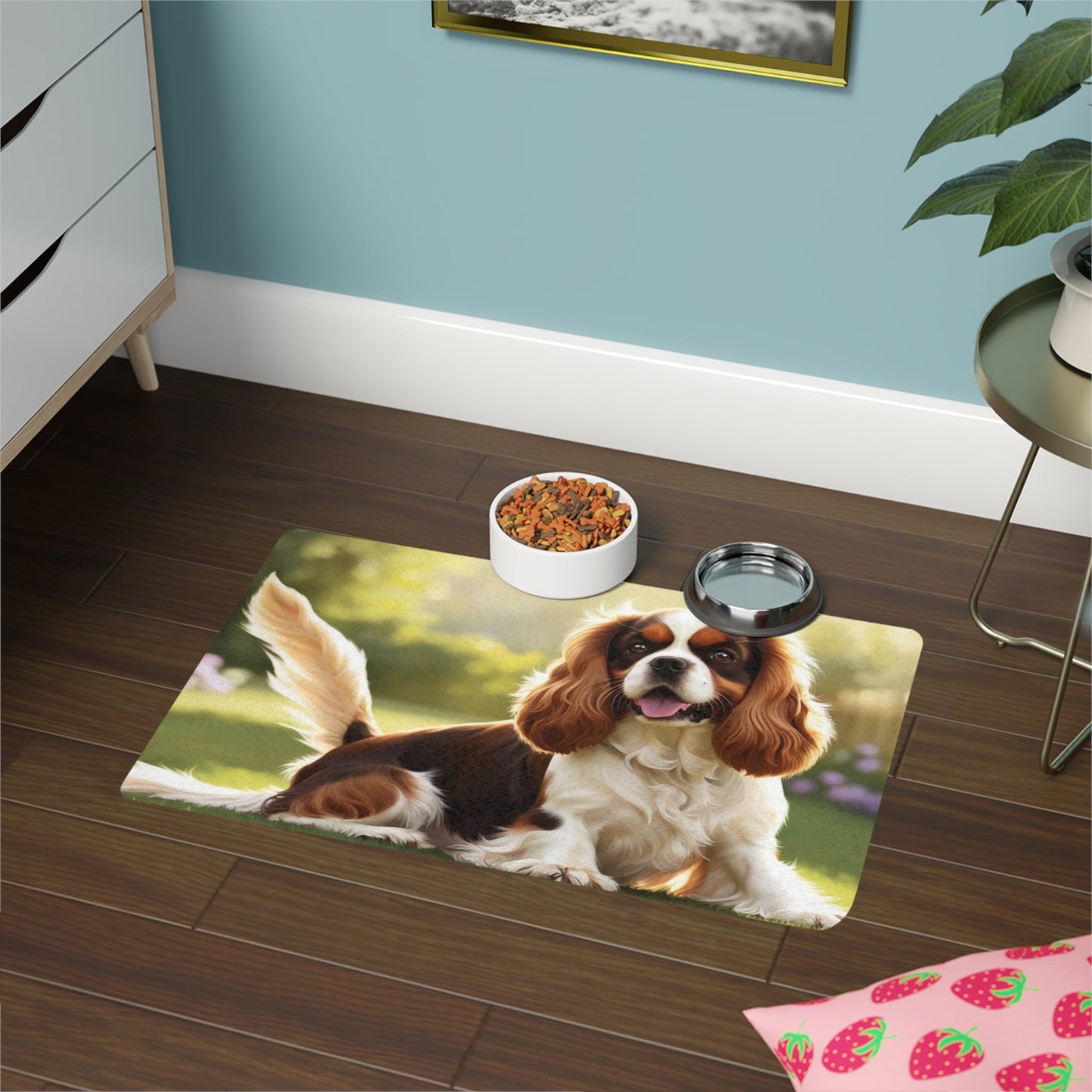 Tapis antidérapant pour animaux de compagnie – Tapis d'alimentation étanche pour chiens