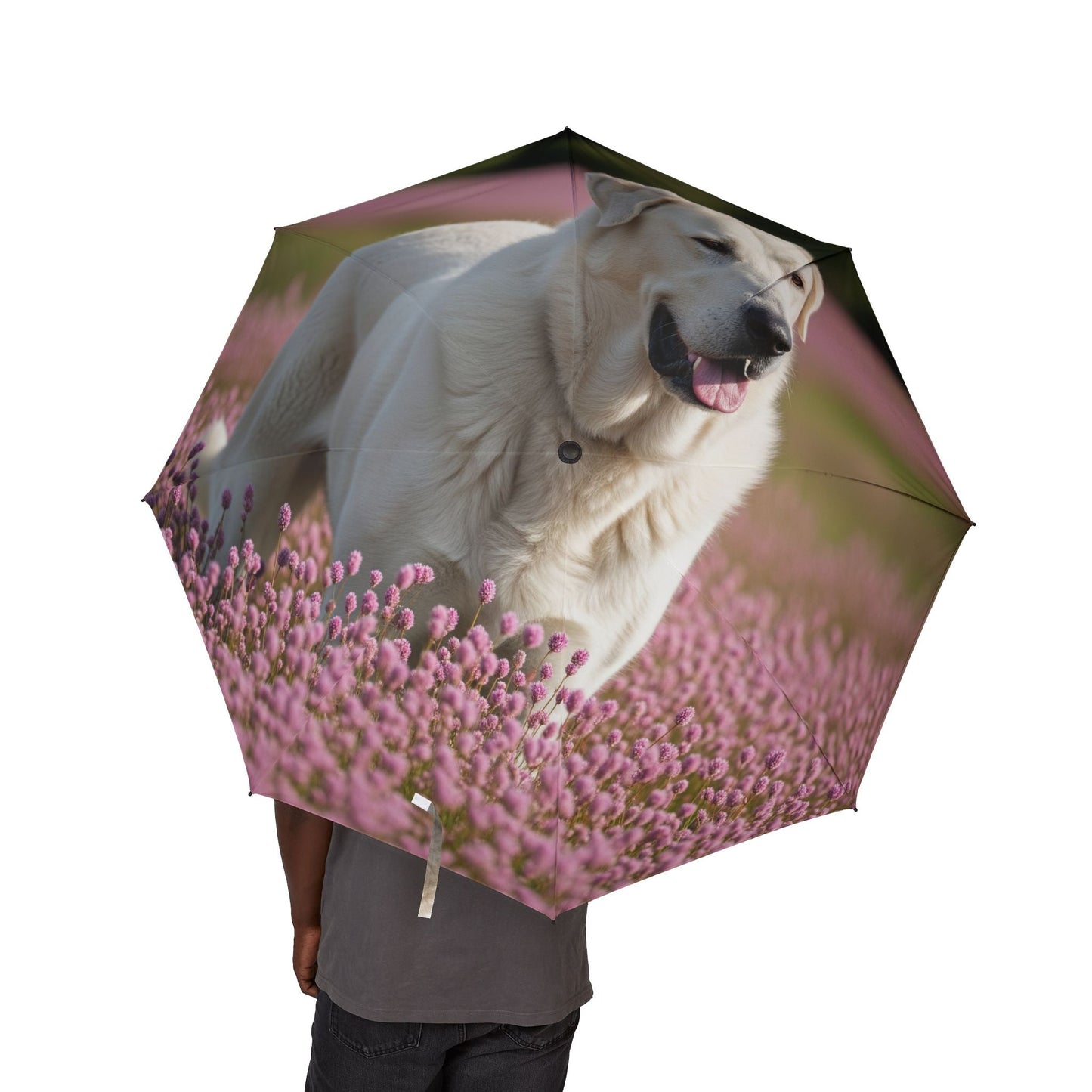 48" Semi-Automatic Umbrella – Windproof Large Travel Rain Umbrella