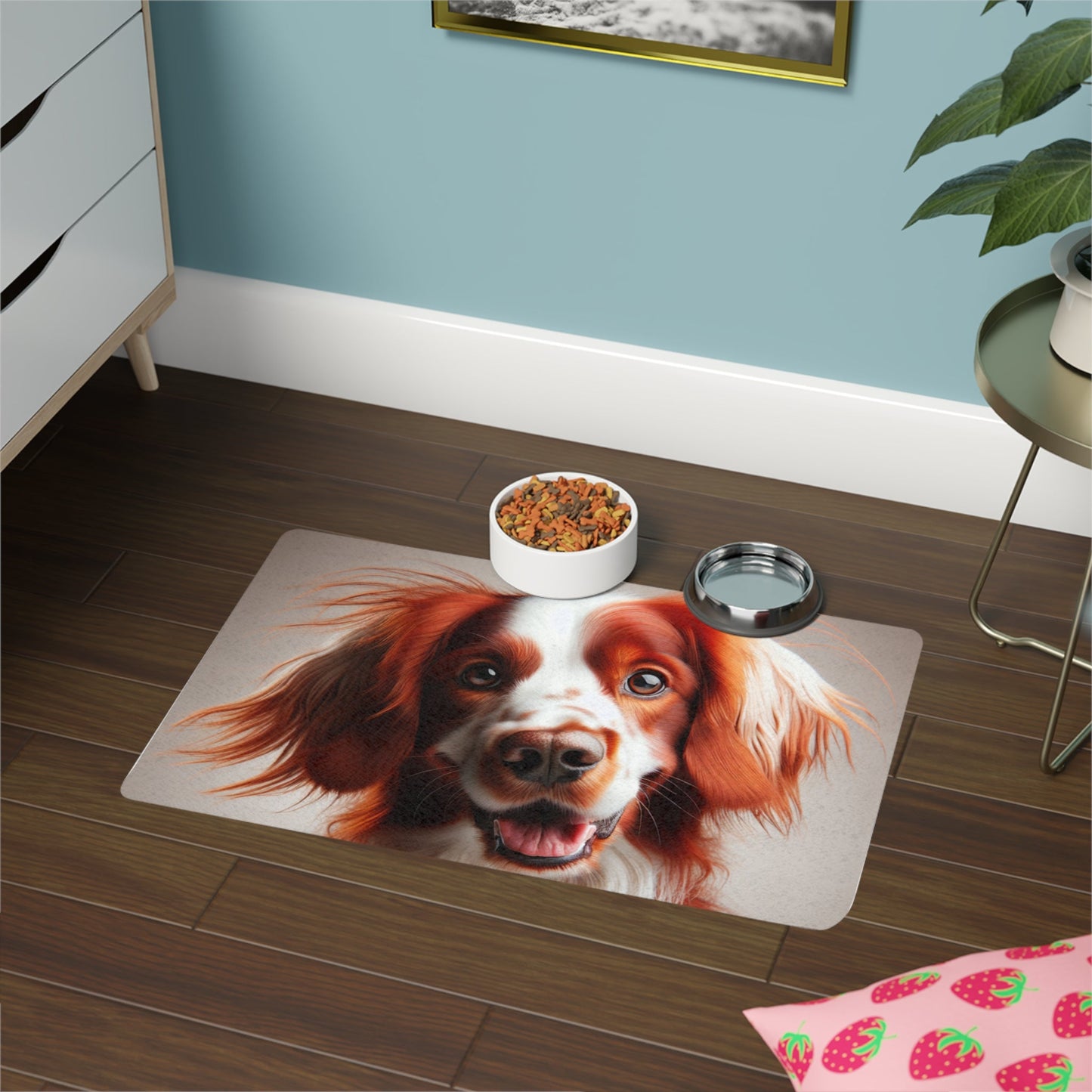 Tapis antidérapant pour animaux de compagnie – Tapis d'alimentation étanche pour chiens