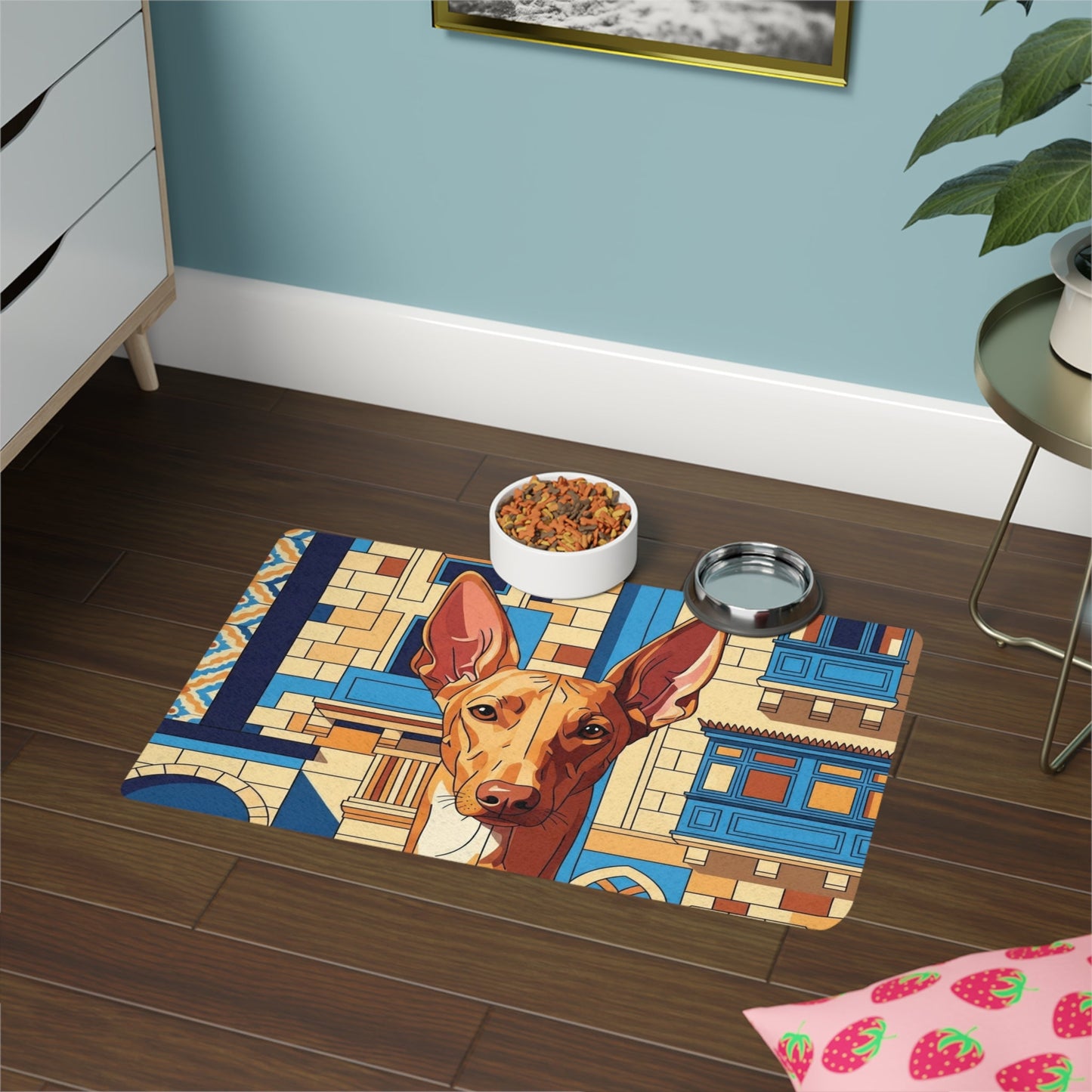 Tapis antidérapant pour animaux de compagnie – Tapis d'alimentation étanche pour chiens