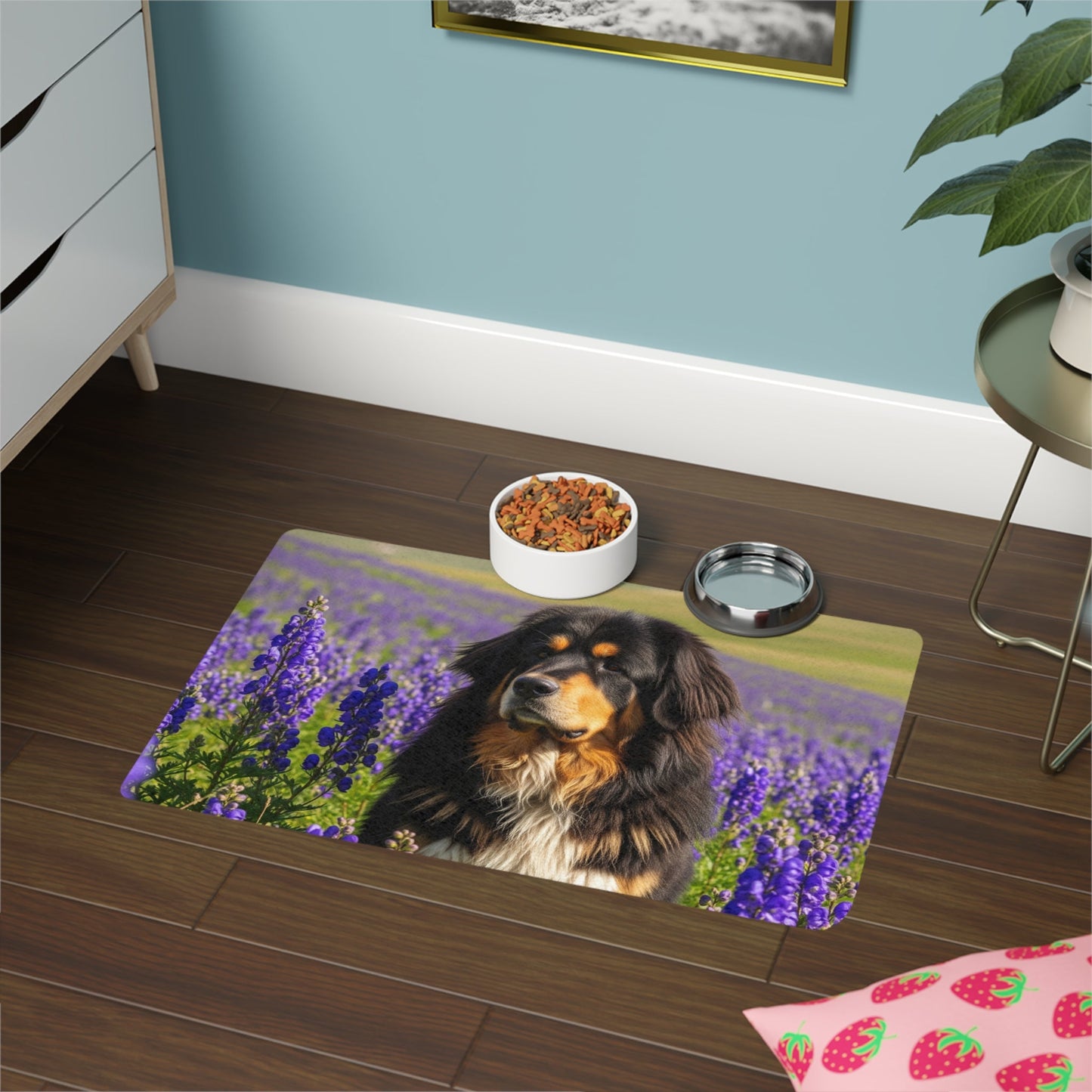 Tapis antidérapant pour animaux de compagnie – Tapis d'alimentation étanche pour chiens