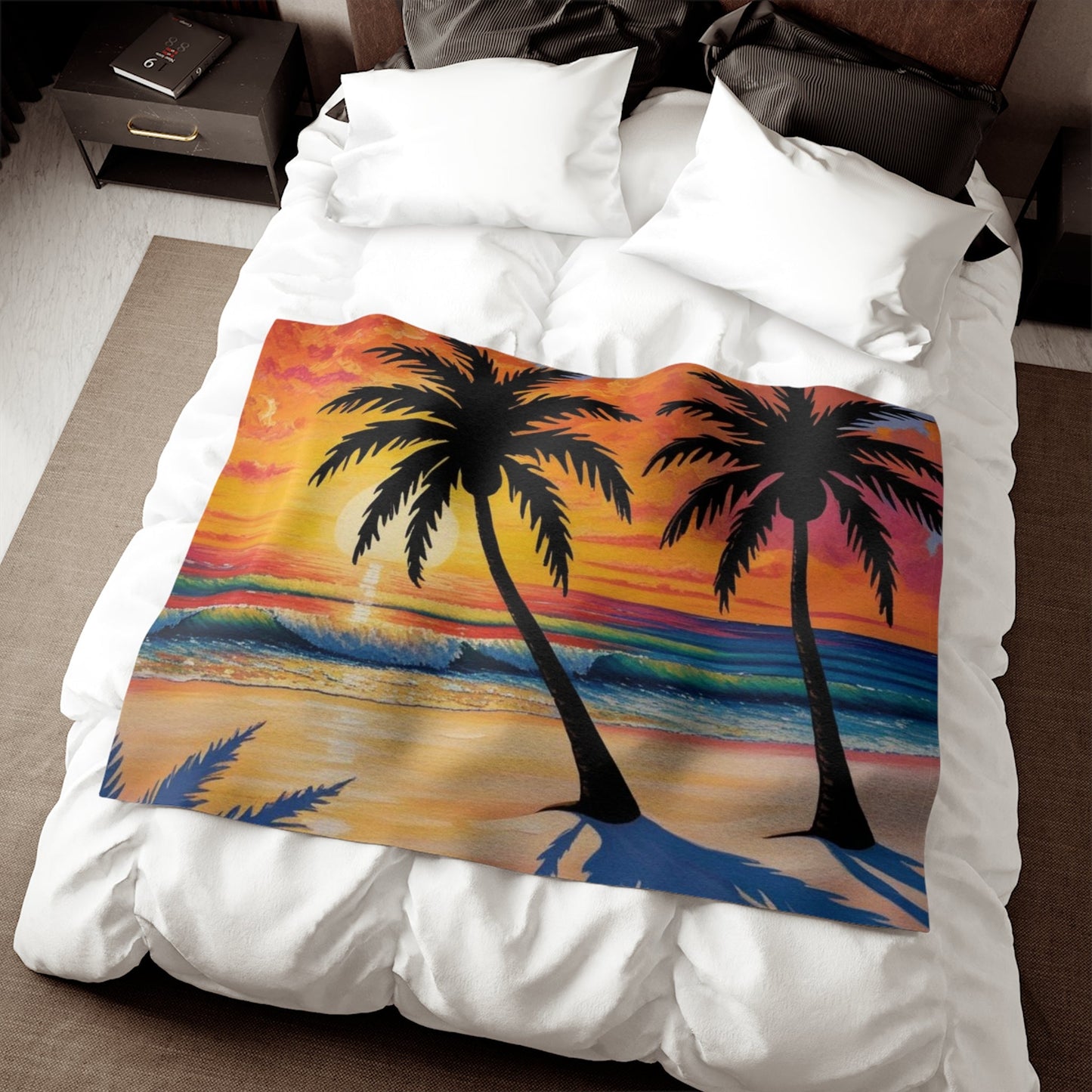 Sweatshirt Blanket – Plush Fleece Throw, 2 Size Options