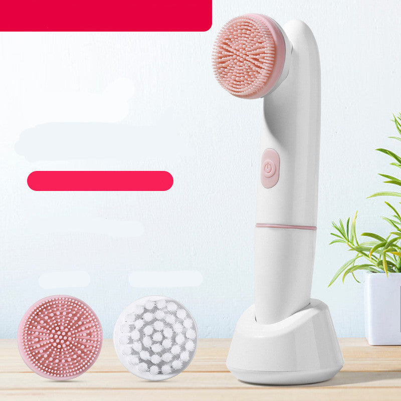 Electric Silicone Facial Cleanser, Facial Cleansing Brush, Beauty Instrument Pore Cleaner