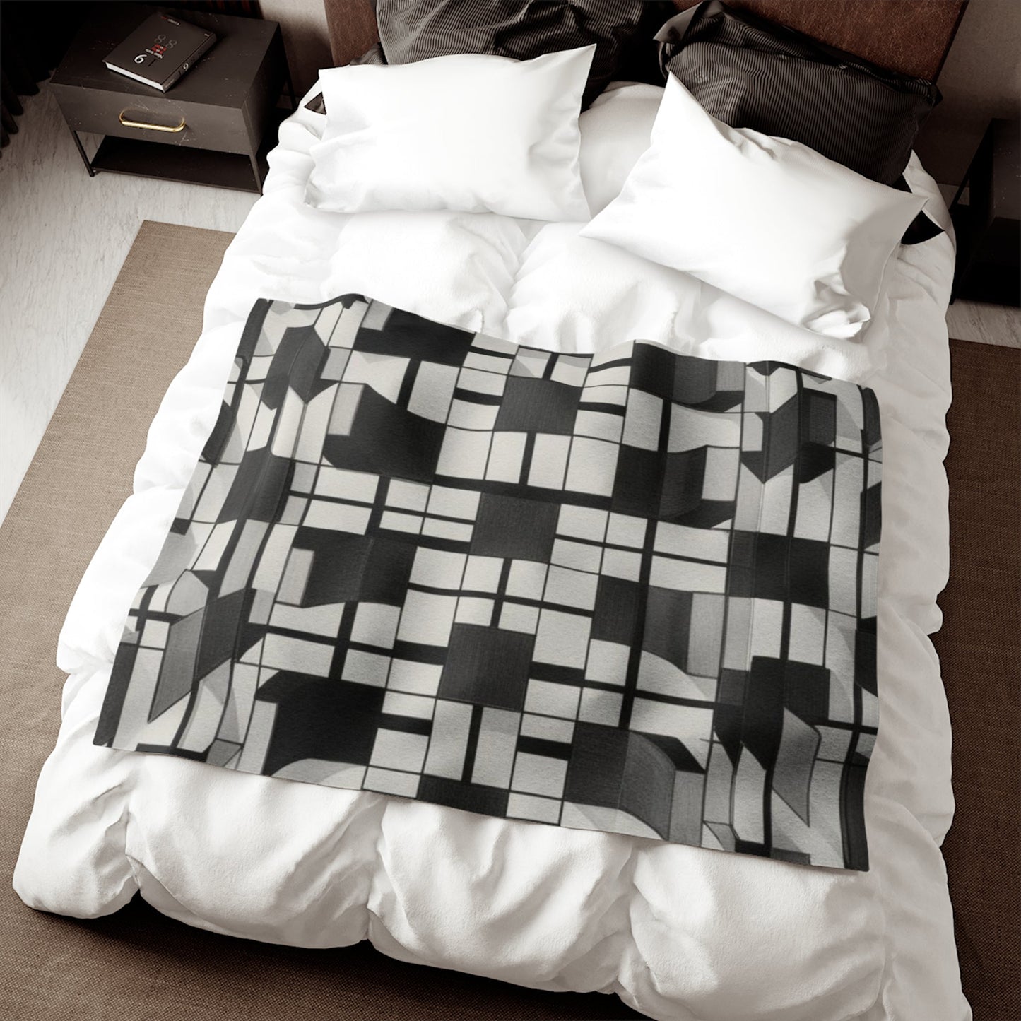 Couverture polaire – Jeté en peluche, 2 options de taille
