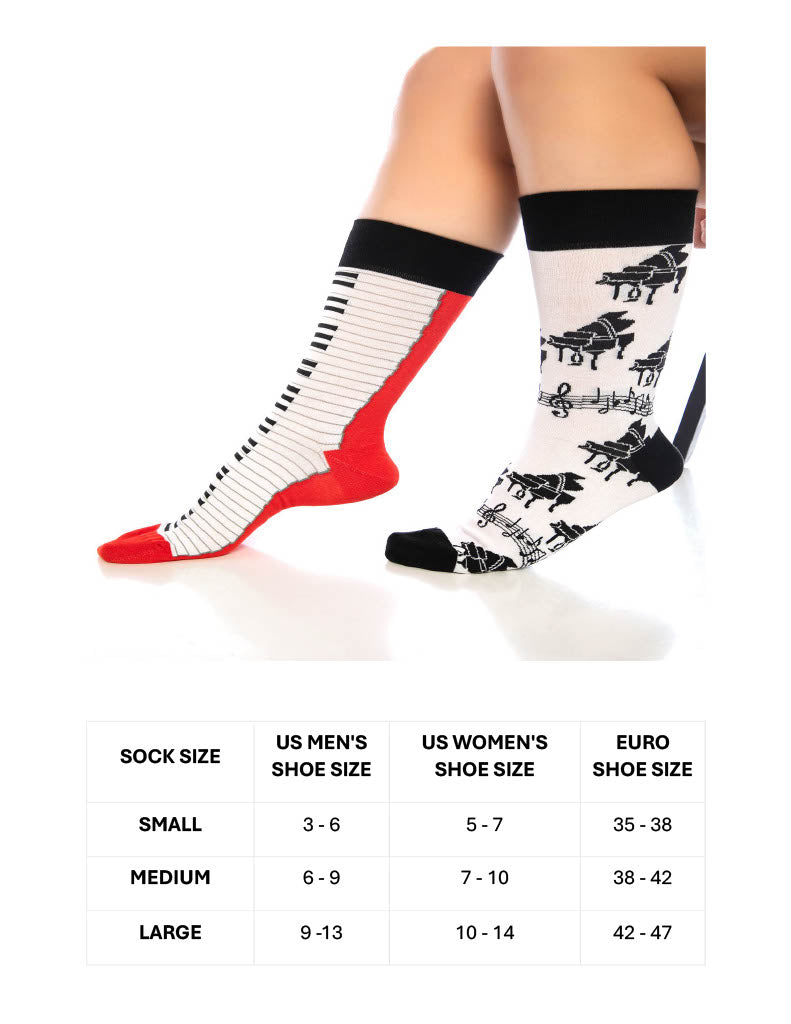 Fun Crew Socks 6-Pack, Cheese & Comics Mix