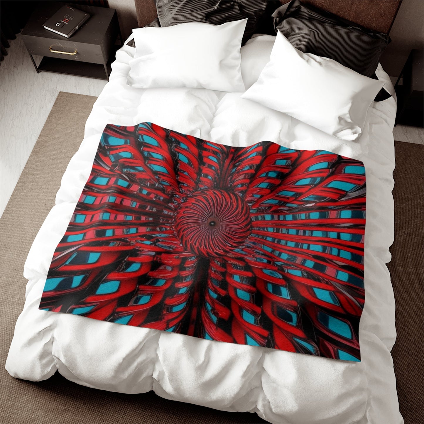 Sweatshirt Blanket – Plush Fleece Throw, 2 Size Options