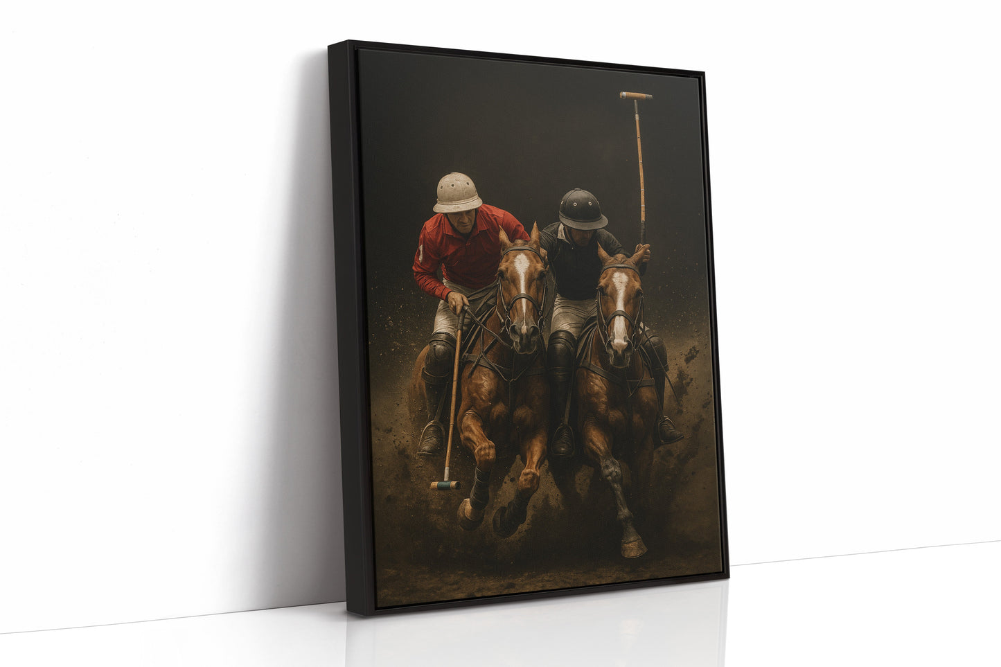 Grit & Grace – High-Speed Polo Match Wall Art