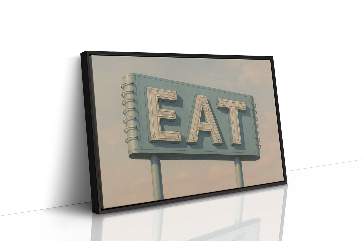Vintage Americana – “EAT” Roadside Diner Sign Wall Art