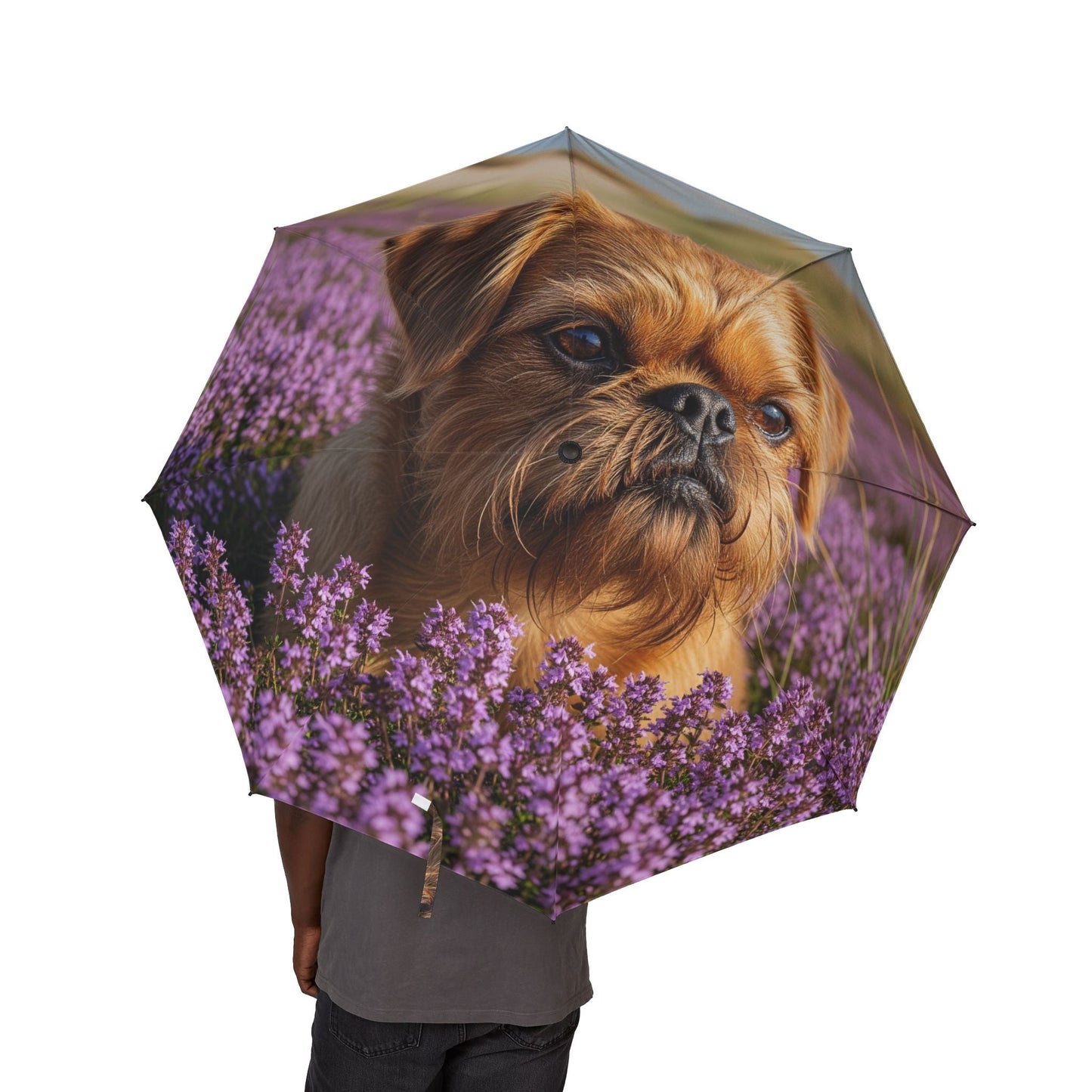 48" Semi-Automatic Umbrella – Windproof Large Travel Rain Umbrella